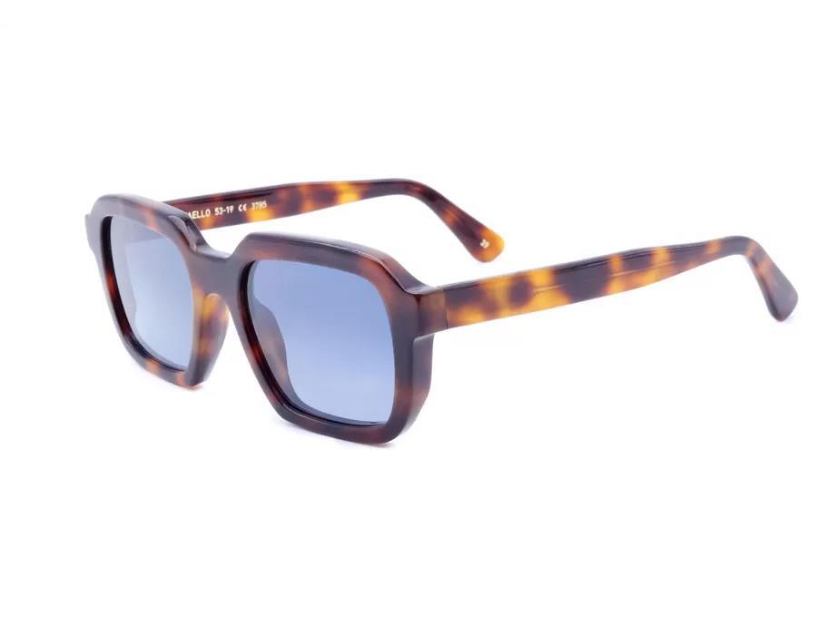 L.G.R Raffaello Havana Maculato 39 // Blue HD Gradient Unisex Güneş Gözlüğü