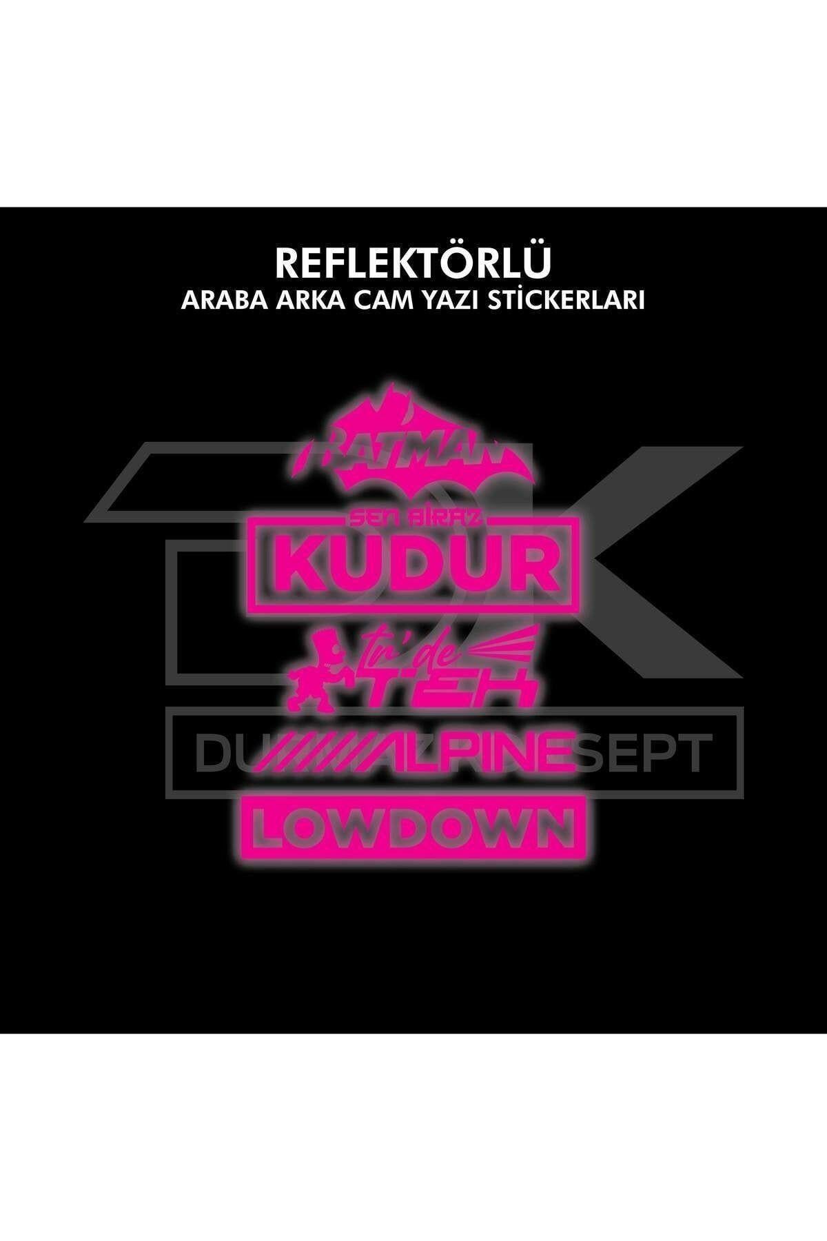 ARABA ARKA CAM YAZILARI REFLEKTÖRLÜ BEYAZ-KIRMIZI-MAVİ-NEON YEŞİL-PEMBE