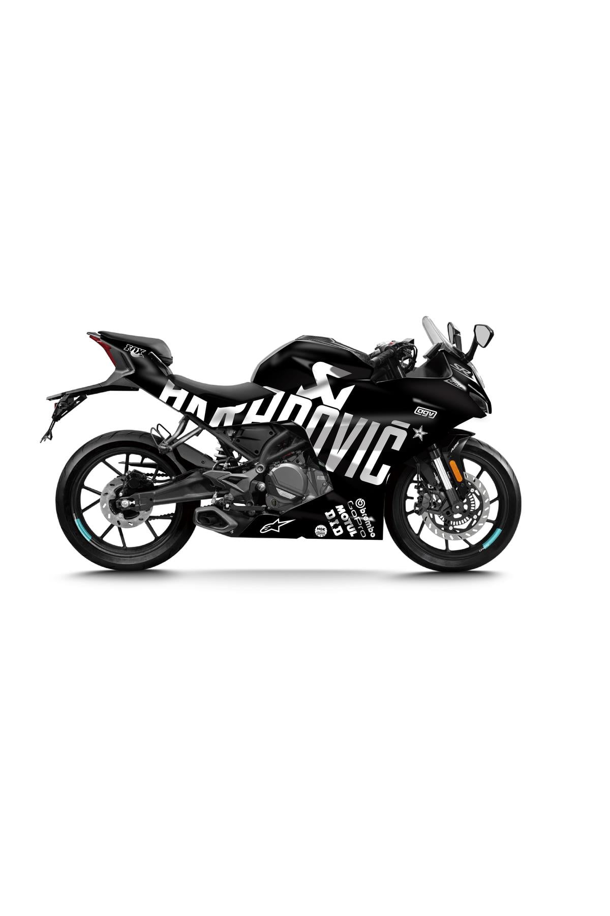 CF MOTO SR250 R MARKALAR GRAPHIC KİT STİCKER SET