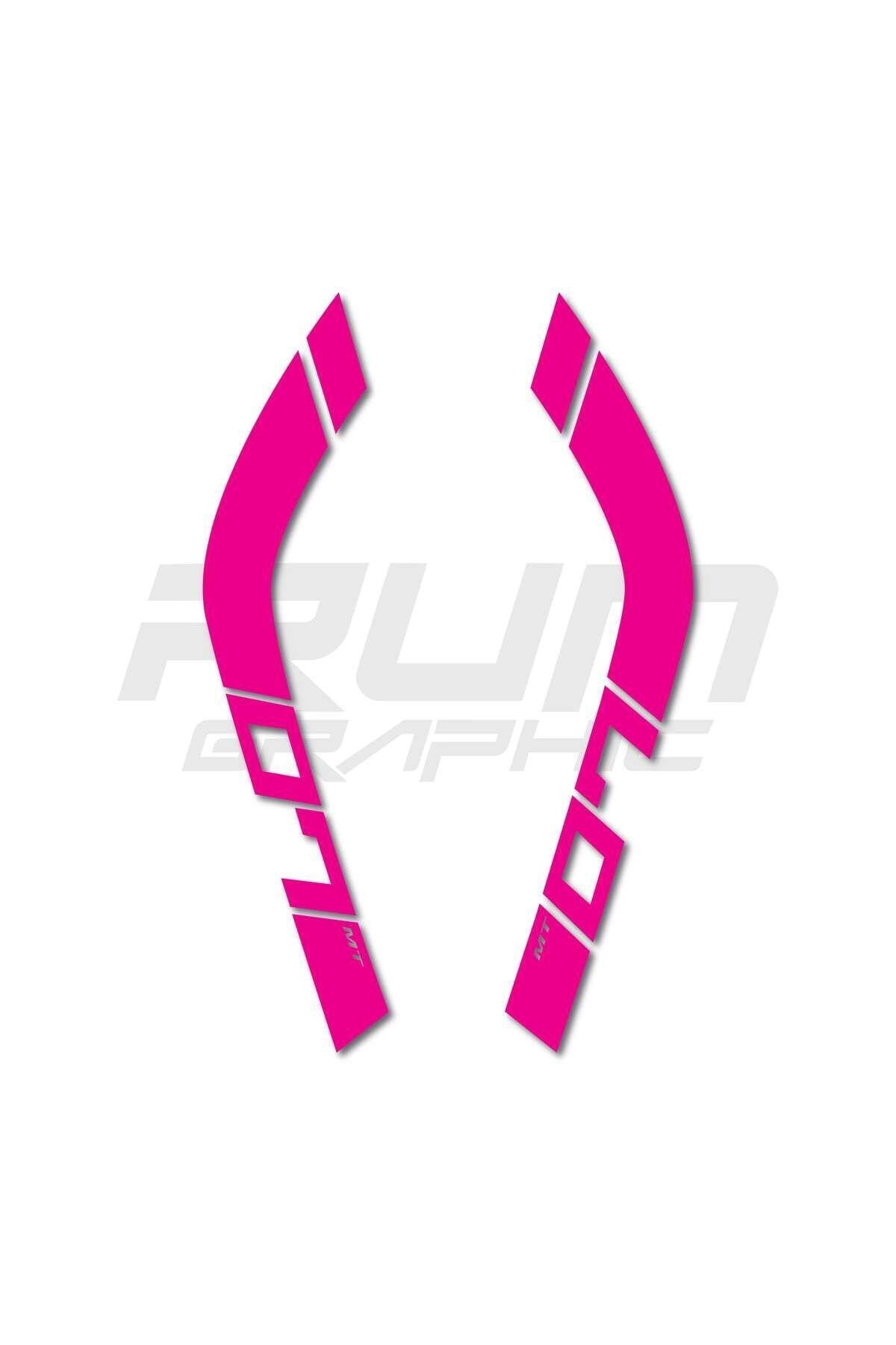 MT 07 2020-2023 Pink Fuel Tank Sticker