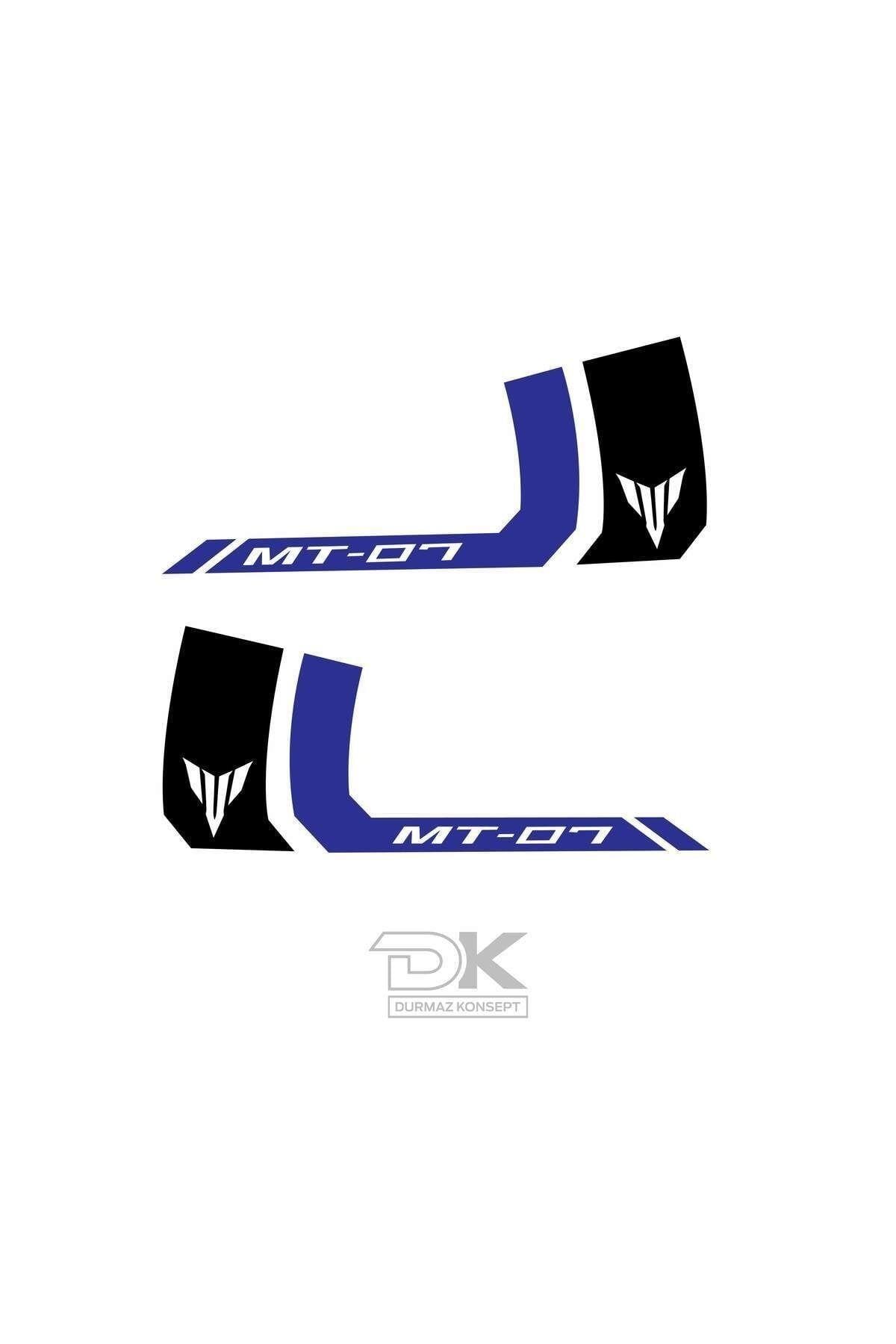 MT07 Fuel Tank Sticker Blue