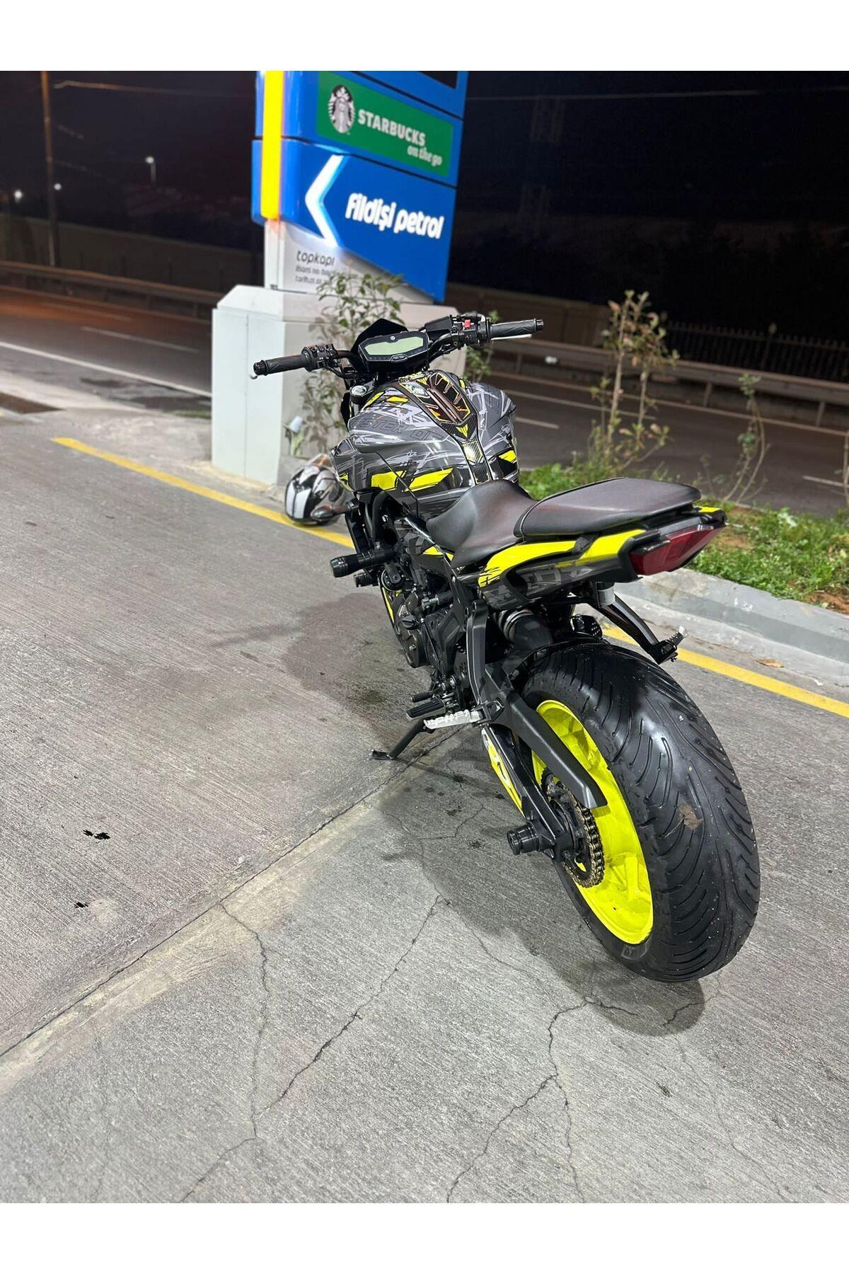 MT07 NEON GREEN 2018 2019 FULL STICKER KIT SET