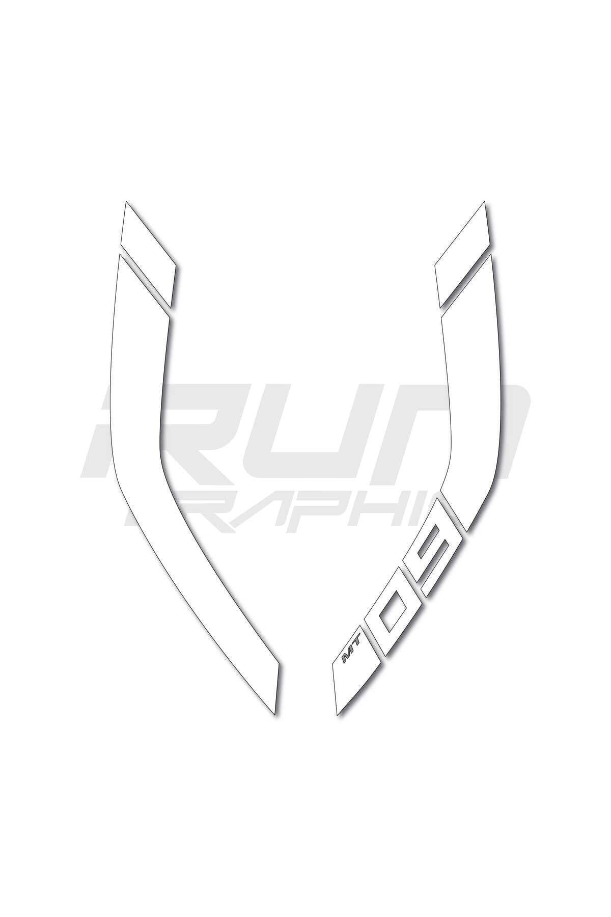 MT 09 2014-2017 Purple-Pink Compatible Fuel Tank Sticker
