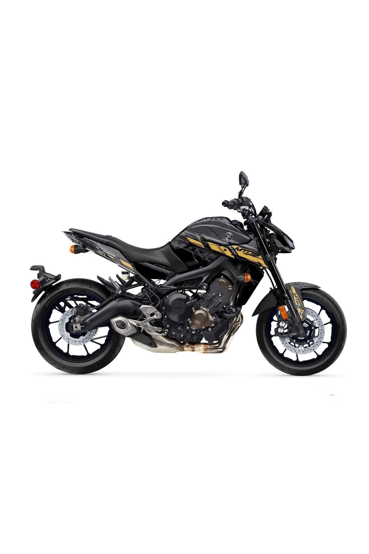 MT09 BLACK CHANNEL 2017 2019 FULL STICKER KIT SET