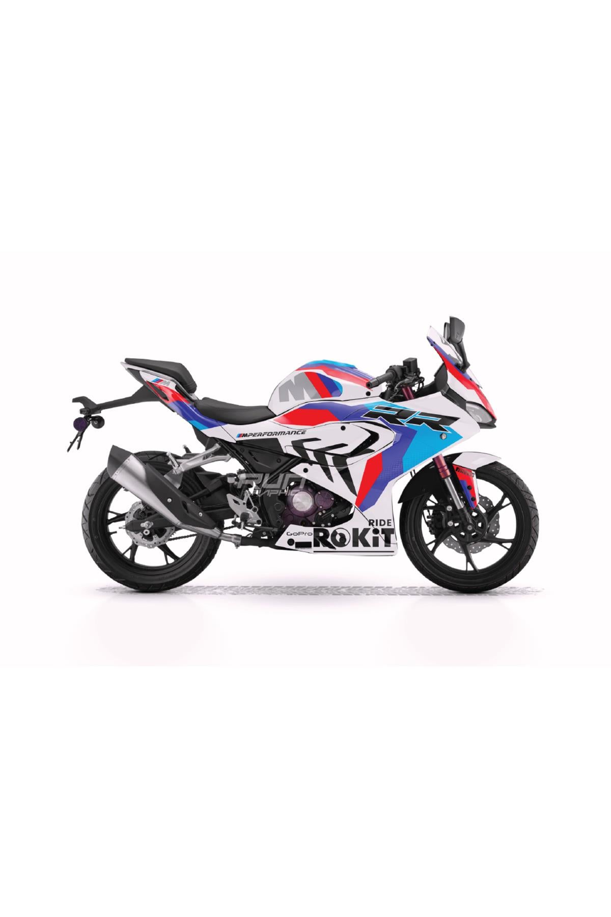 RKS SRK 12-250R BMW RR KAPLAMA MODELİ GRAPHİC STİCKER KİT