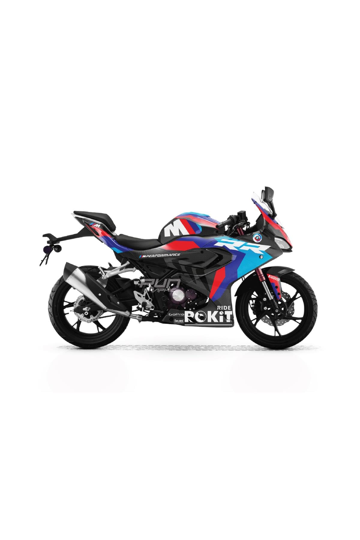 RKS SRK 12-250R BMW RR KAPLAMA MODELİ GRAPHİC STİCKER KİT