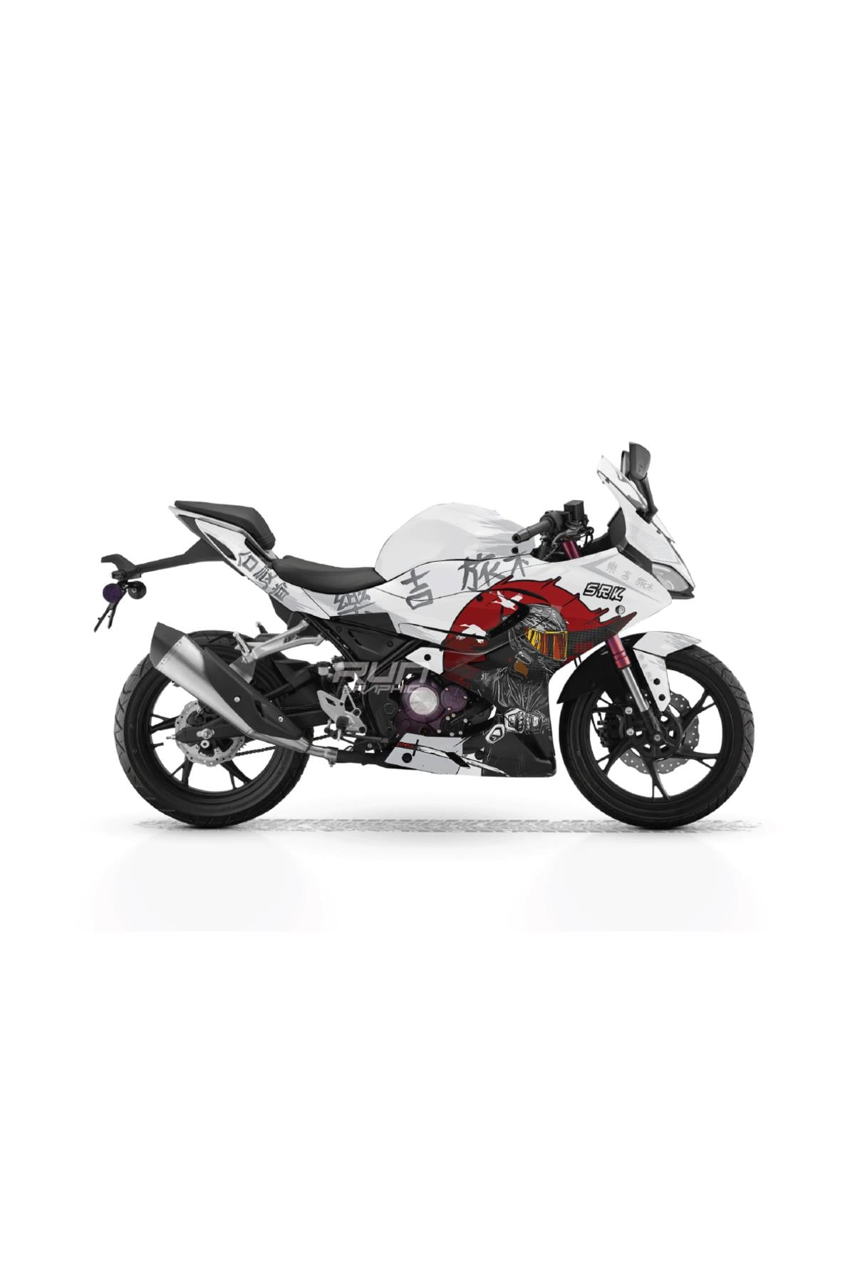 RKS SRK 12-250R JAPAN COATED MODEL GRAPHIC STICKER KIT
