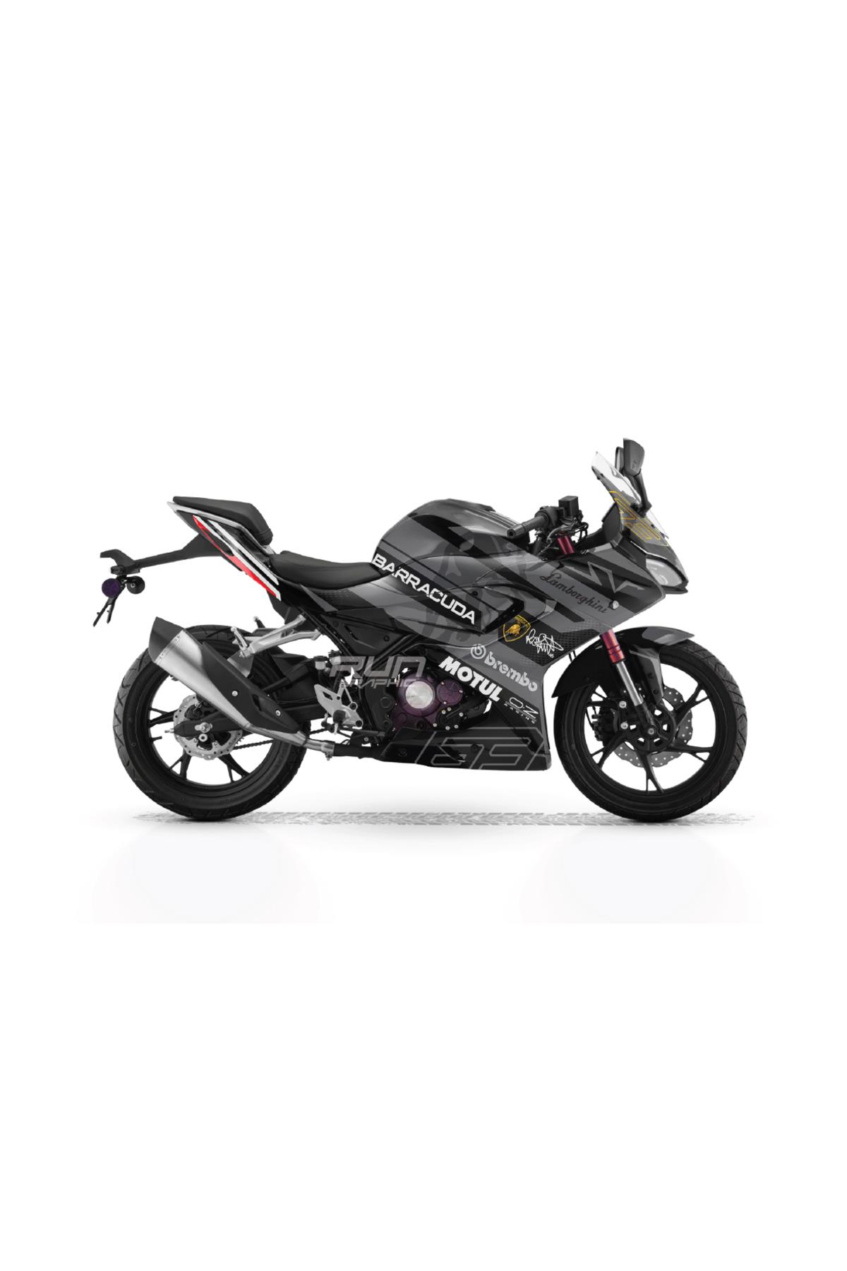 RKS SRK 12-250R LAMBO COATED MODEL GRAPHIC STICKER KIT