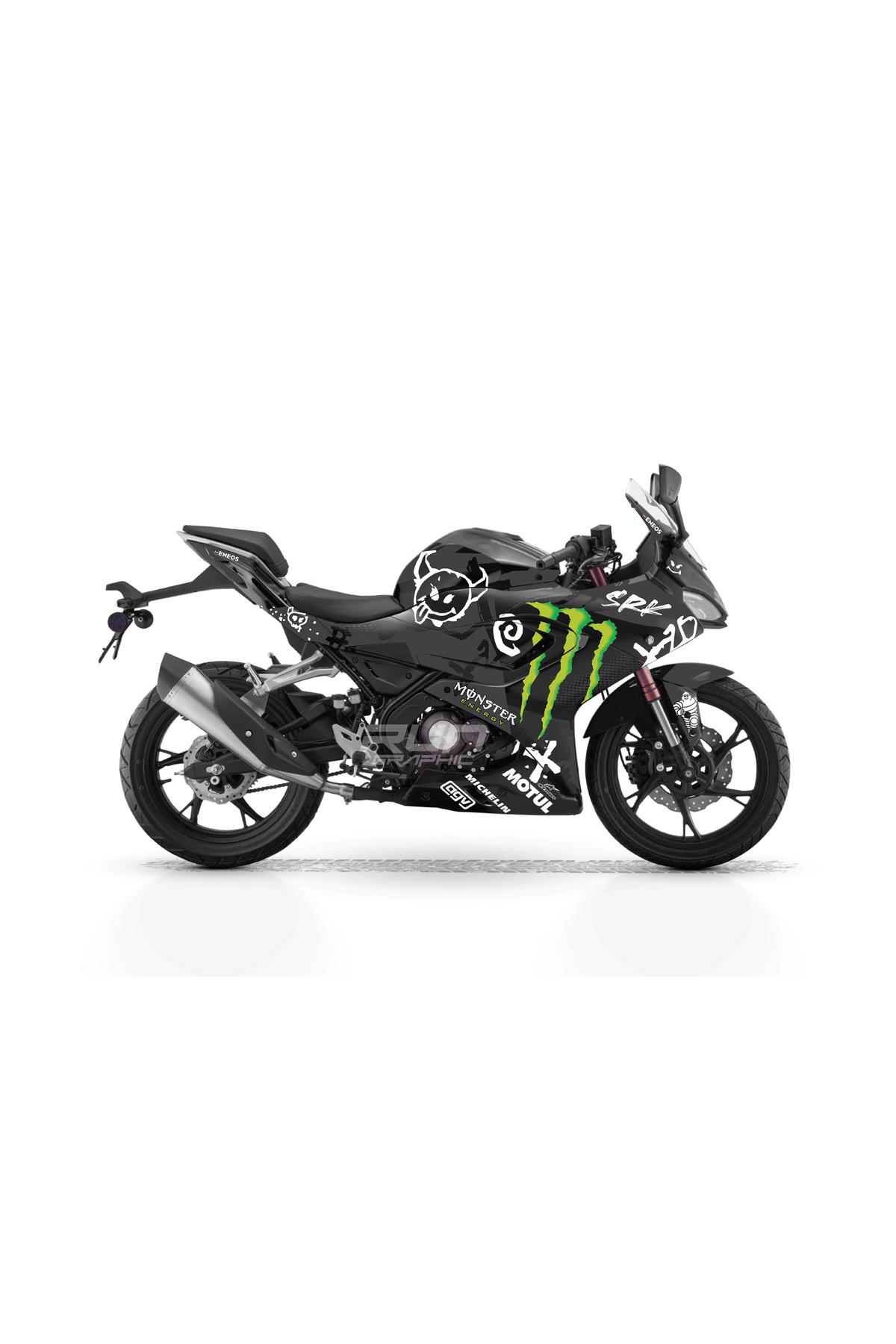 RKS SRK 125-250R CANAVAR GRAPHIC KIT STICKER SET COATED MODEL