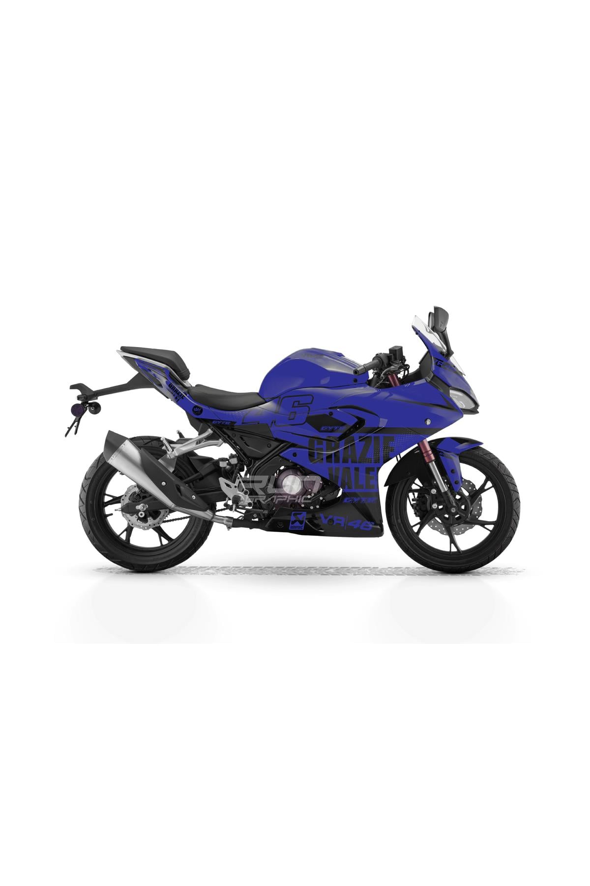 Rks Srk 125-250r Grazie Vale Graphic Kit Sticker Set