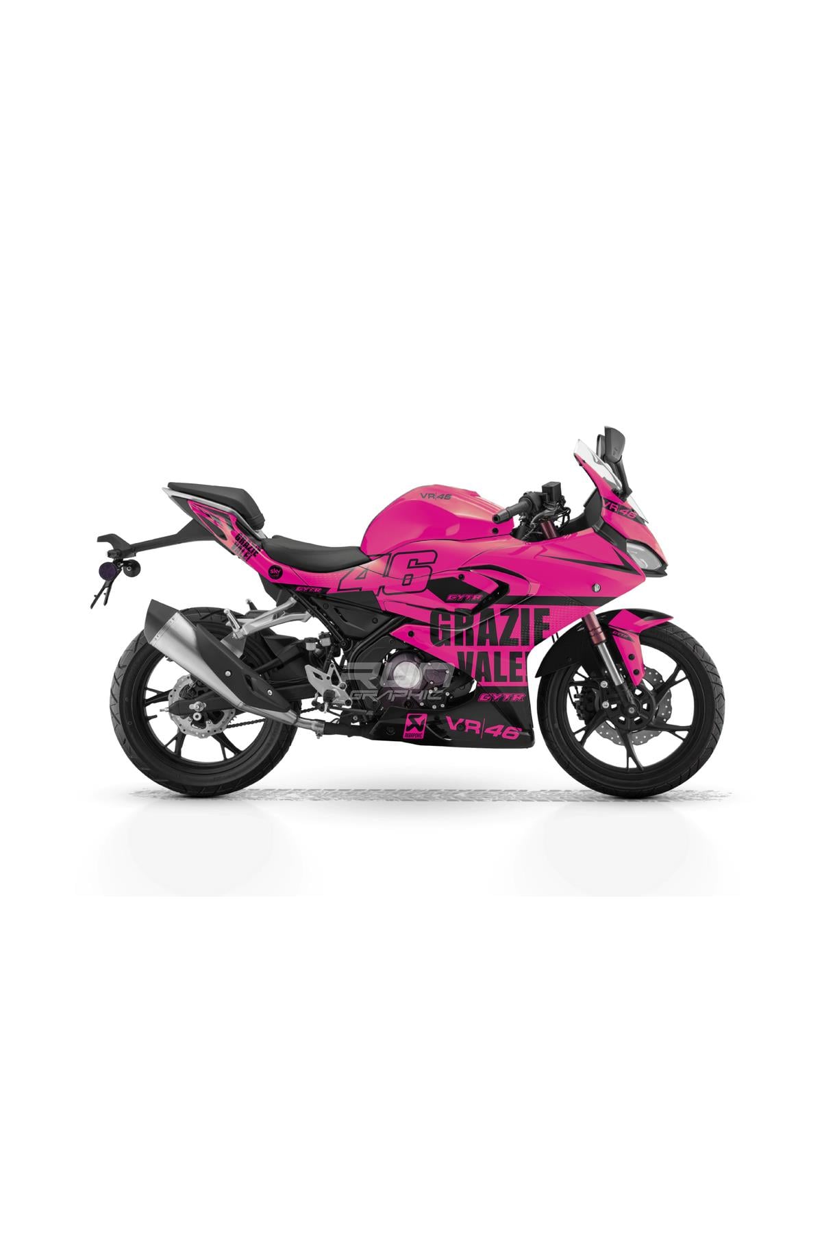 Rks Srk 125-250r Grazie Vale Graphic Kit Sticker Set