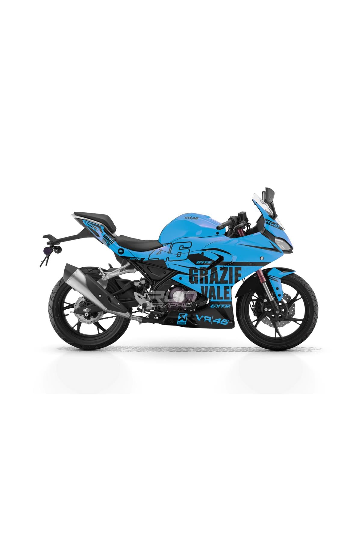 Rks Srk 125-250r Grazie Vale Graphic Kit Sticker Set