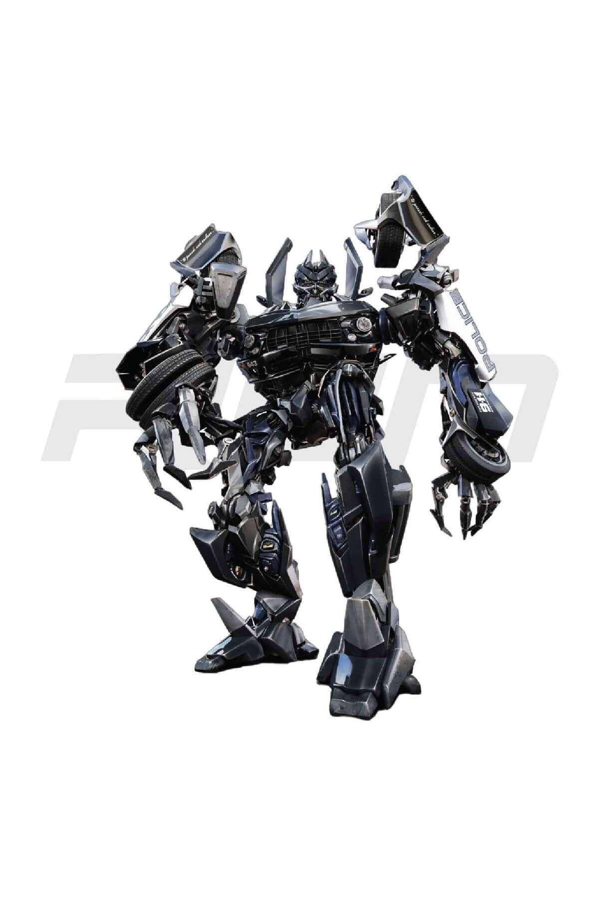 Transformers Decepticon Barricade Sticker for Car, Motorcycle, Helmet, Laptop, Glass, Phone