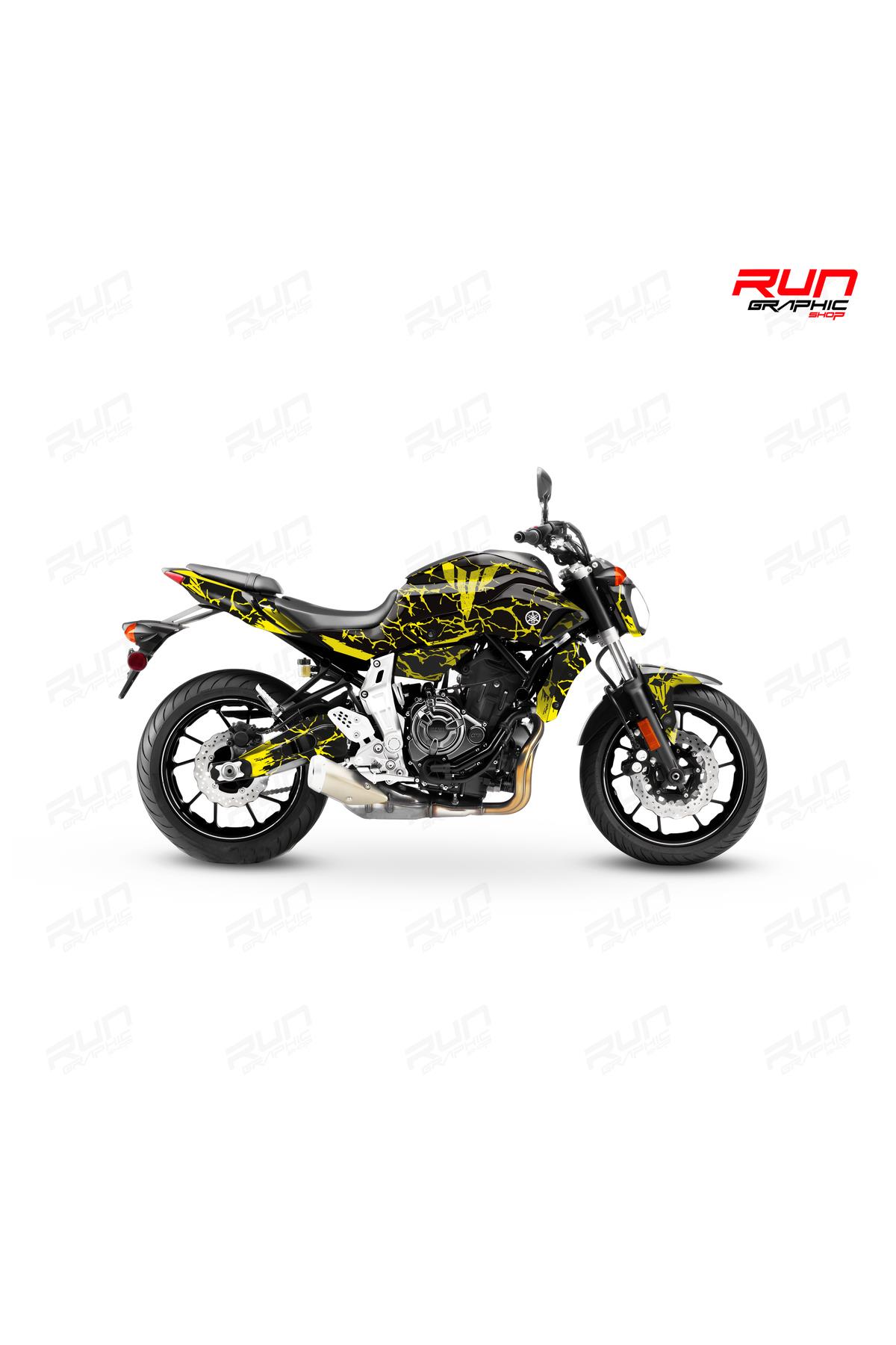 YAMAHA 2014-17 MT 07 ŞİMŞEK GRAPHİC KİT