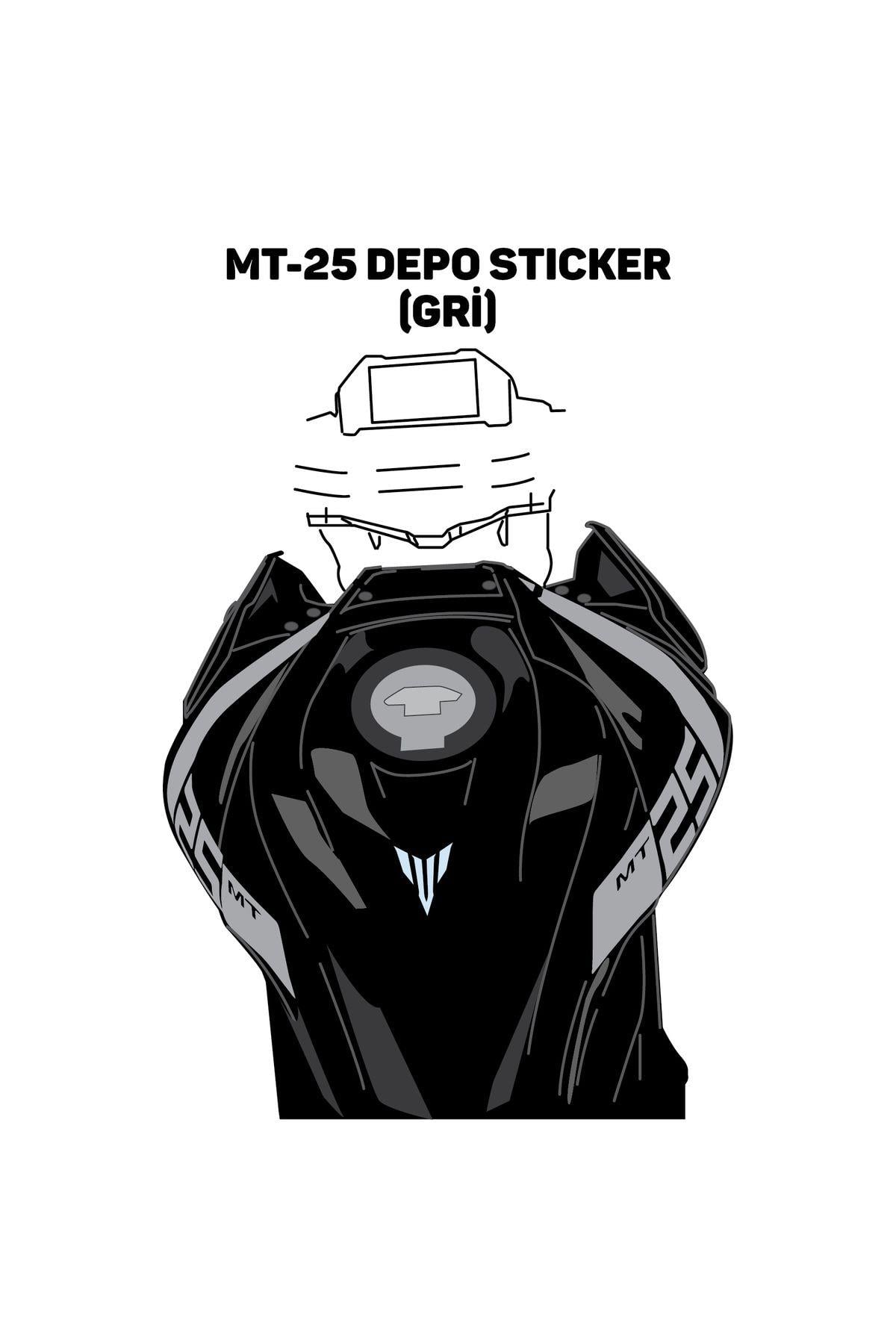 YAMAHA 2019-2024 MT-25 DEPO STİCKER MDL1