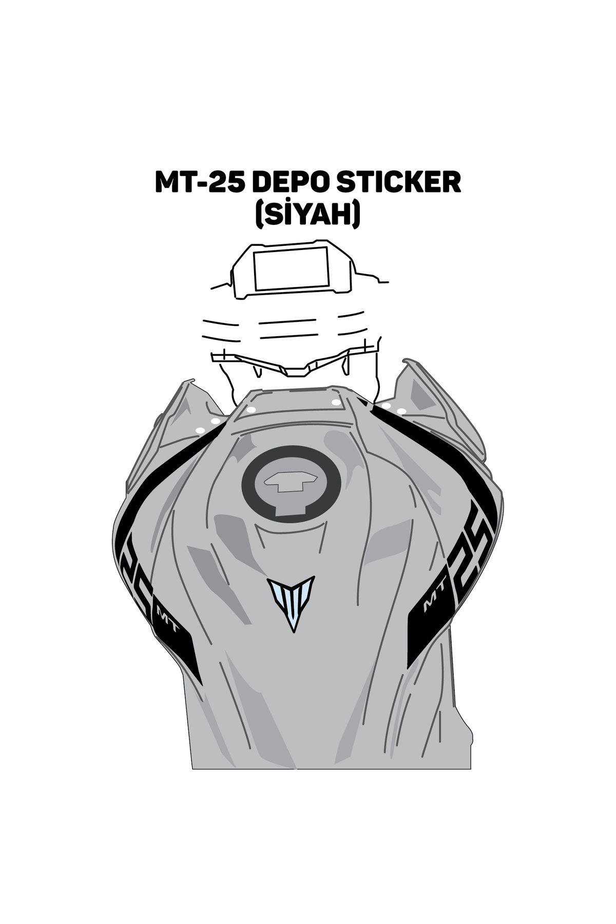 YAMAHA 2019-2024 MT-25 DEPO STİCKER MDL1