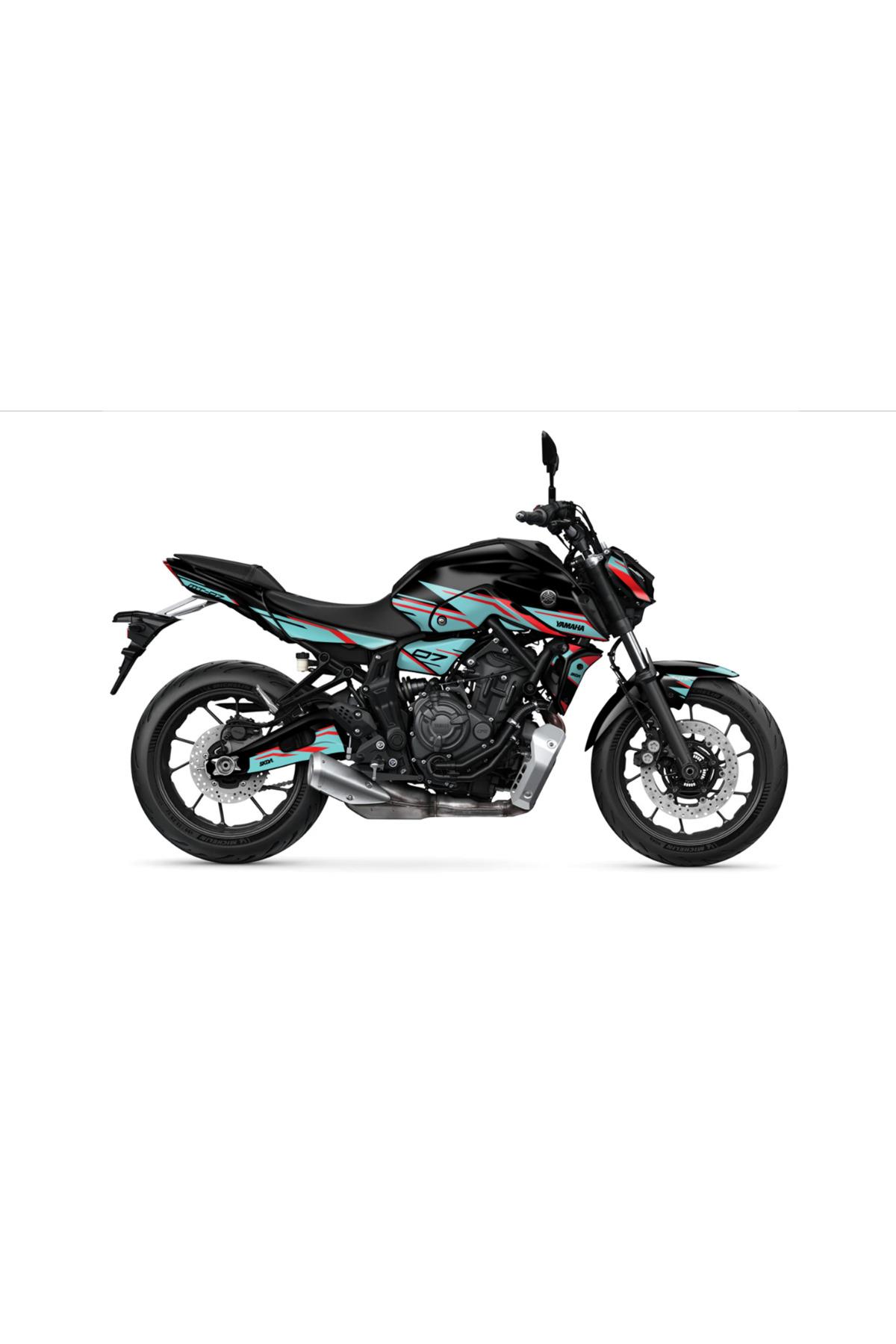 YAMAHA 2020-2024 MT 07 NEWS RAİD GRAPHİC KİT STİCKER SET