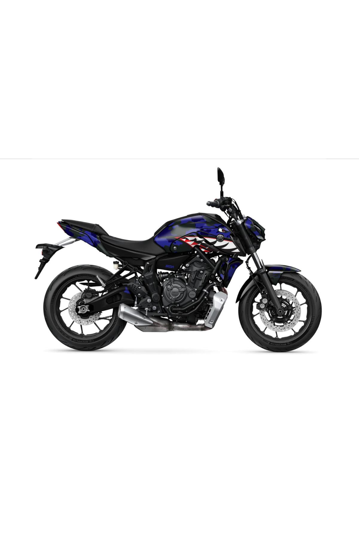 YAMAHA 2020-2024 MT 07 NEWS RAİD GRAPHİC KİT STİCKER SET