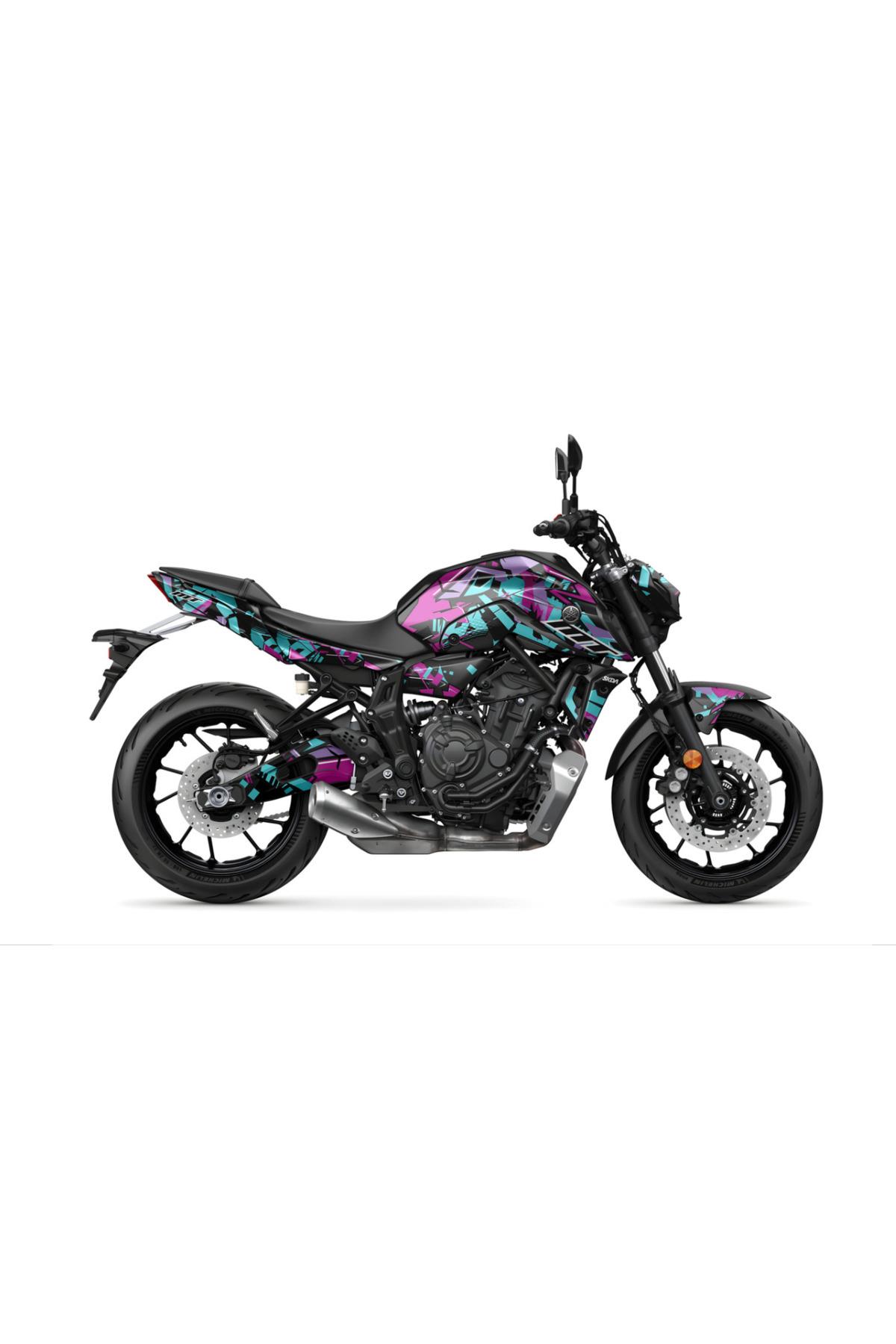 YAMAHA 2020-2024 MT 07 NEWS RAİD GRAPHİC KİT STİCKER SET