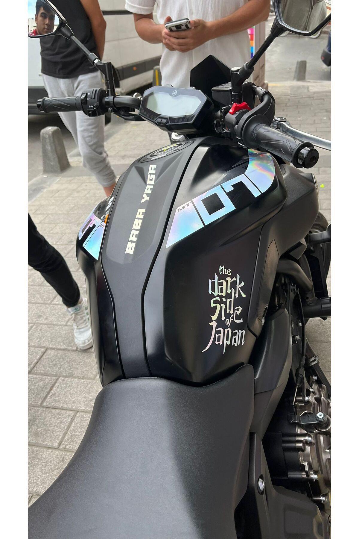 Yamaha MT-07 2018–2019 Hologram Wheel Sticker Set – With Inner Rim Lettering