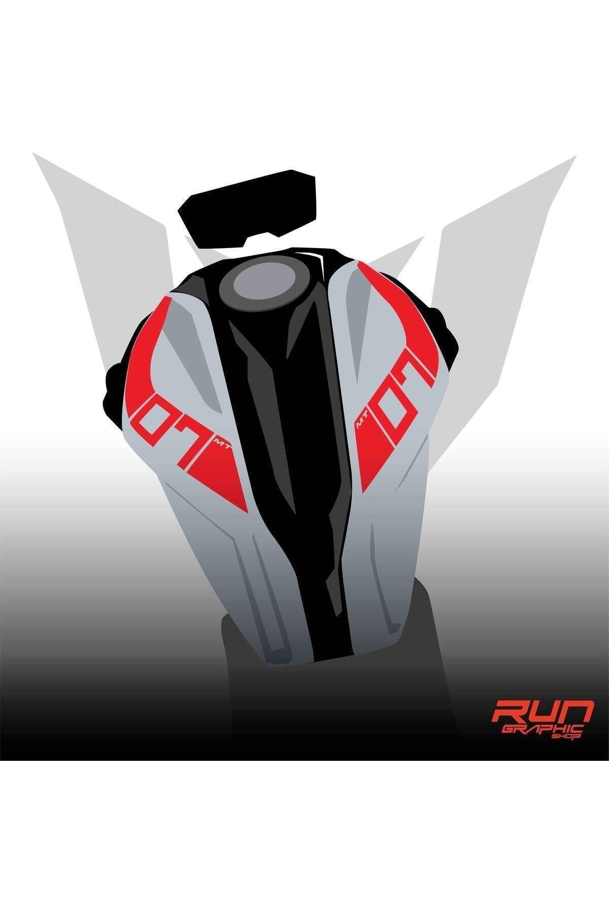 Yamaha MT 07 2018-2019 Compatible Aqua Green Fuel Tank Sticker