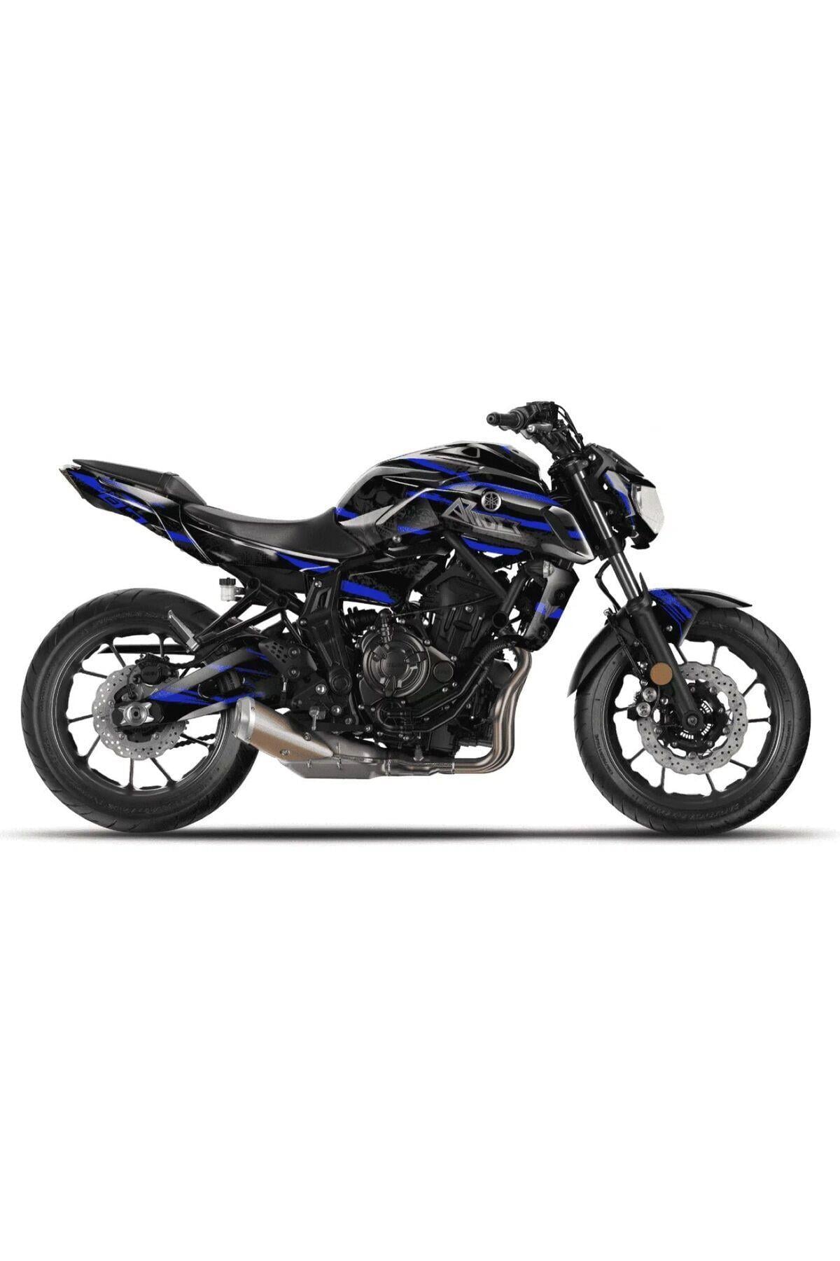 YAMAHA MT 07 2018-2019 MAVİ BLADE FULL BODY KİT STİCKER SET