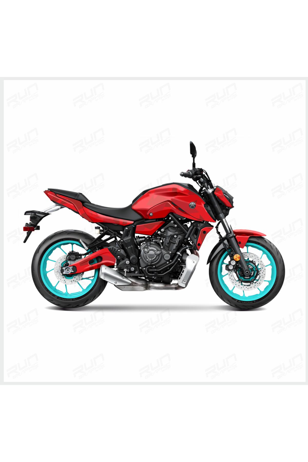YAMAHA MT 07 2020-2024 GRAPHİC STİCKER KİT SET