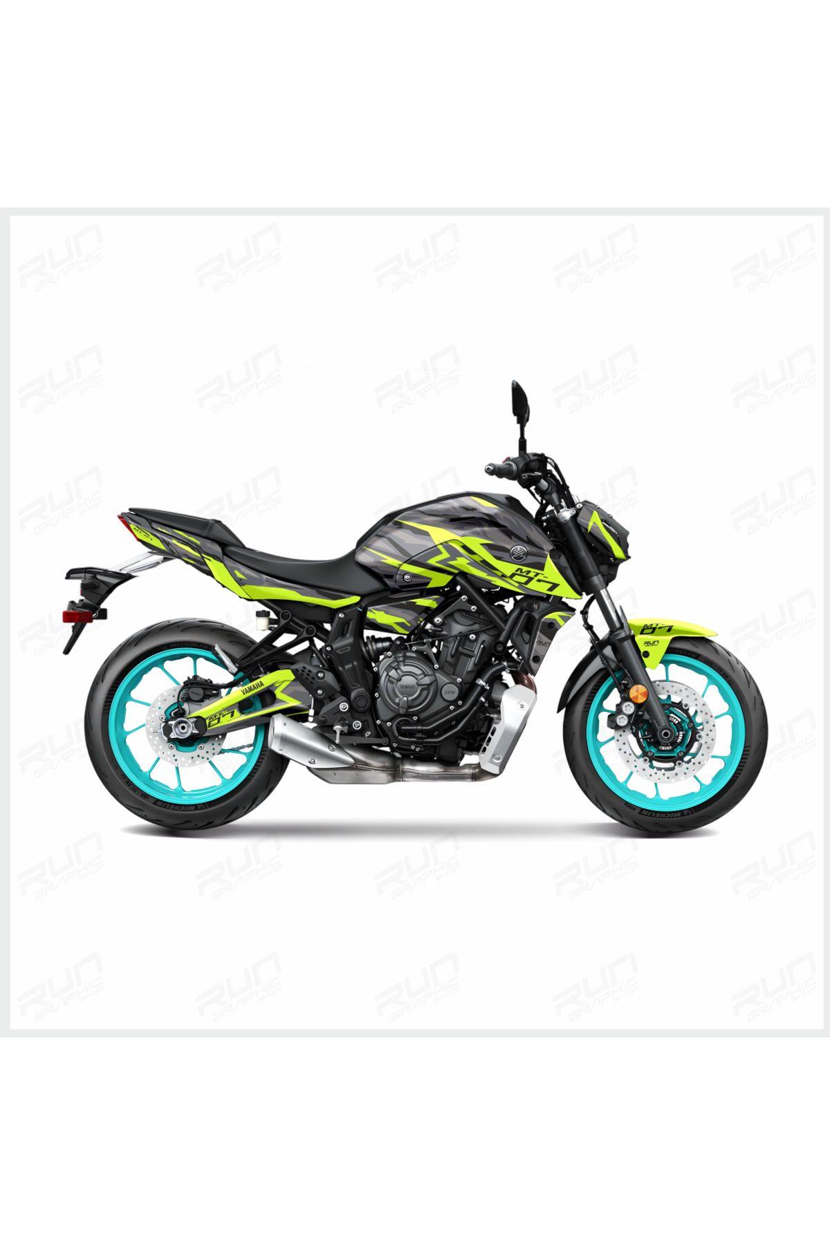 YAMAHA MT-07 2020-2024 NORTON GRAPHİC KİT STİCKER SET MODEL