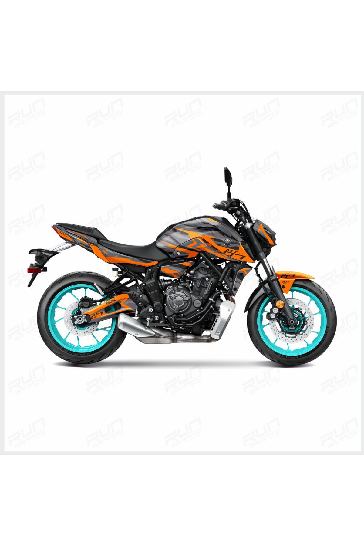 YAMAHA MT-07 2020-2024 NORTON GRAPHİC KİT STİCKER SET MODEL