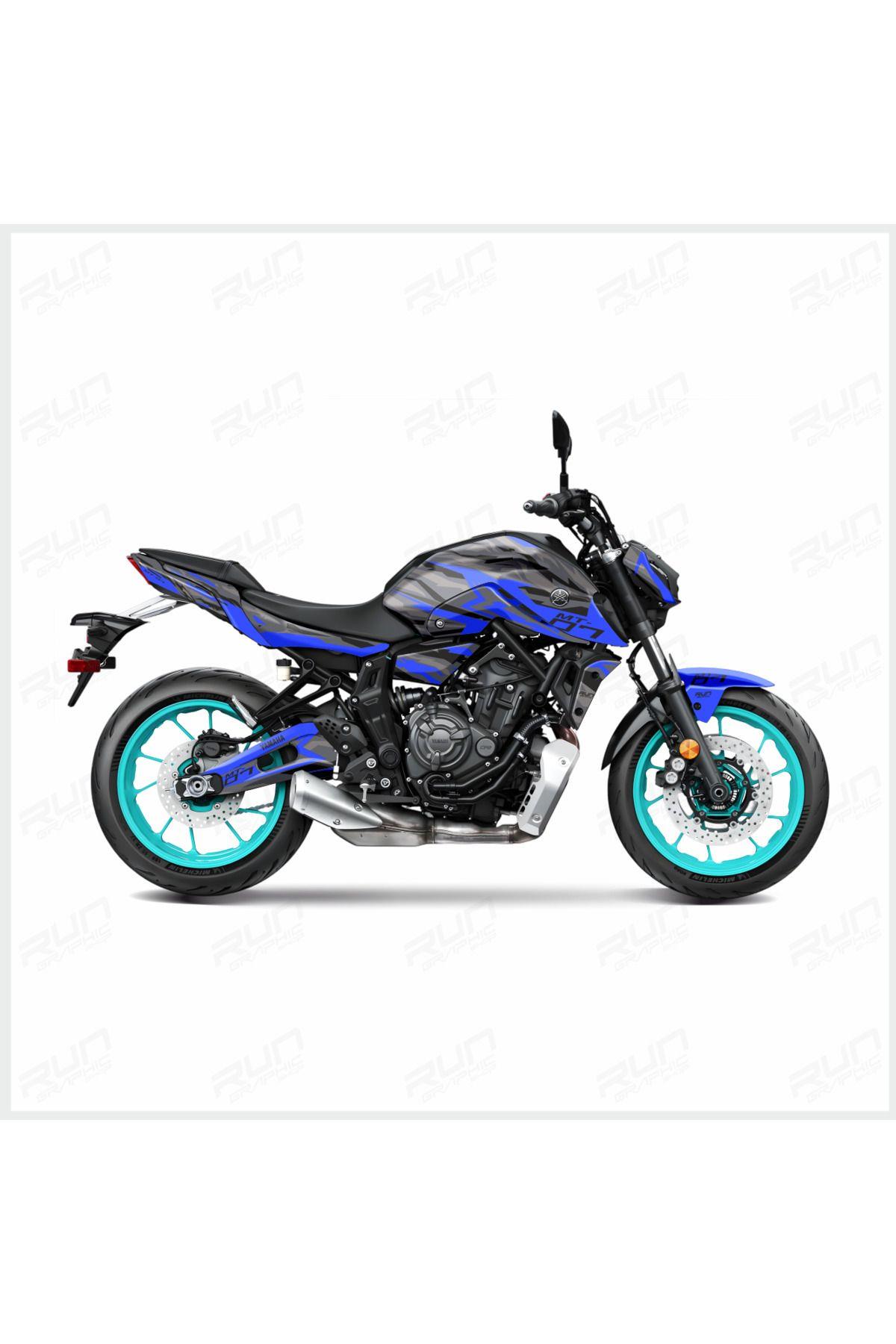 YAMAHA MT-07 2020-2024 NORTON GRAPHİC KİT STİCKER SET MODEL