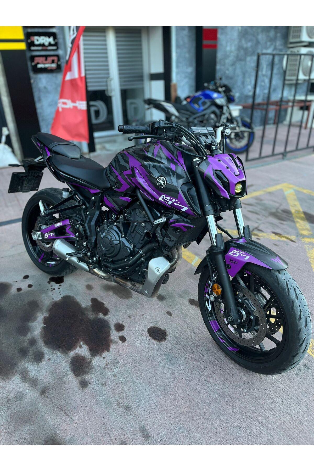 YAMAHA MT-07 2020-2024 NORTON GRAPHİC KİT STİCKER SET MODEL