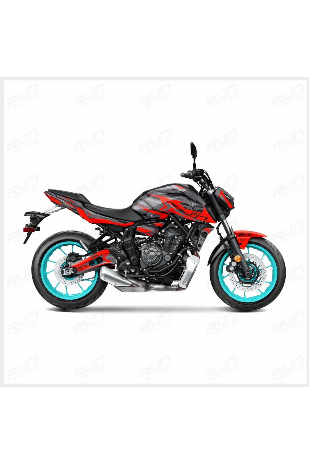 YAMAHA MT-07 2020-2024 NORTON GRAPHİC KİT STİCKER SET MODEL