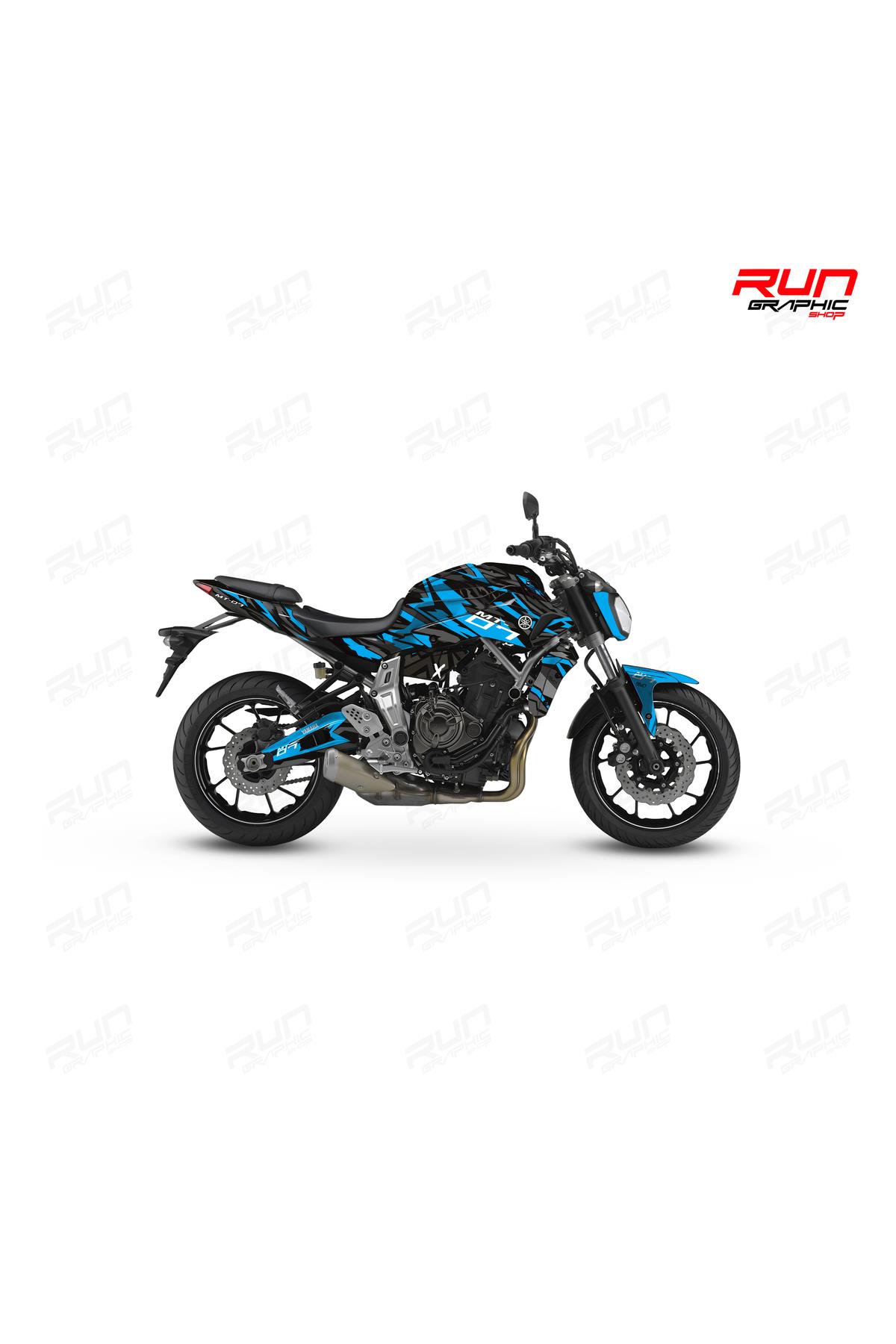 YAMAHA MT-07 GEN1 CAMOUFLAGE GRAPHIC KIT STICKER SET