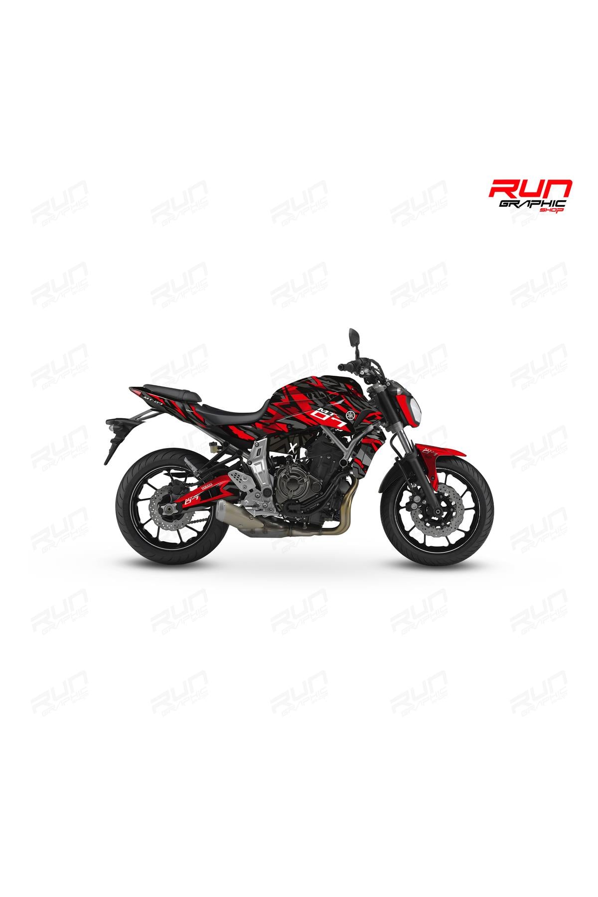 YAMAHA MT-07 GEN1 CAMOUFLAGE GRAPHIC KIT STICKER SET