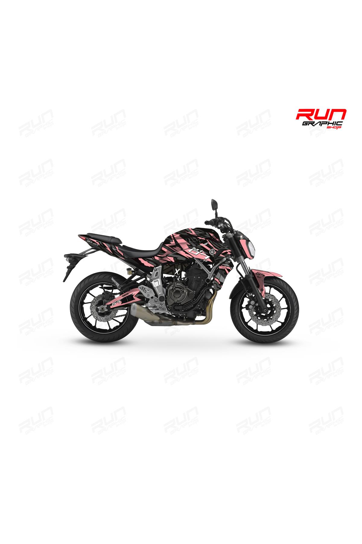 YAMAHA MT-07 GEN1 CAMOUFLAGE GRAPHIC KIT STICKER SET