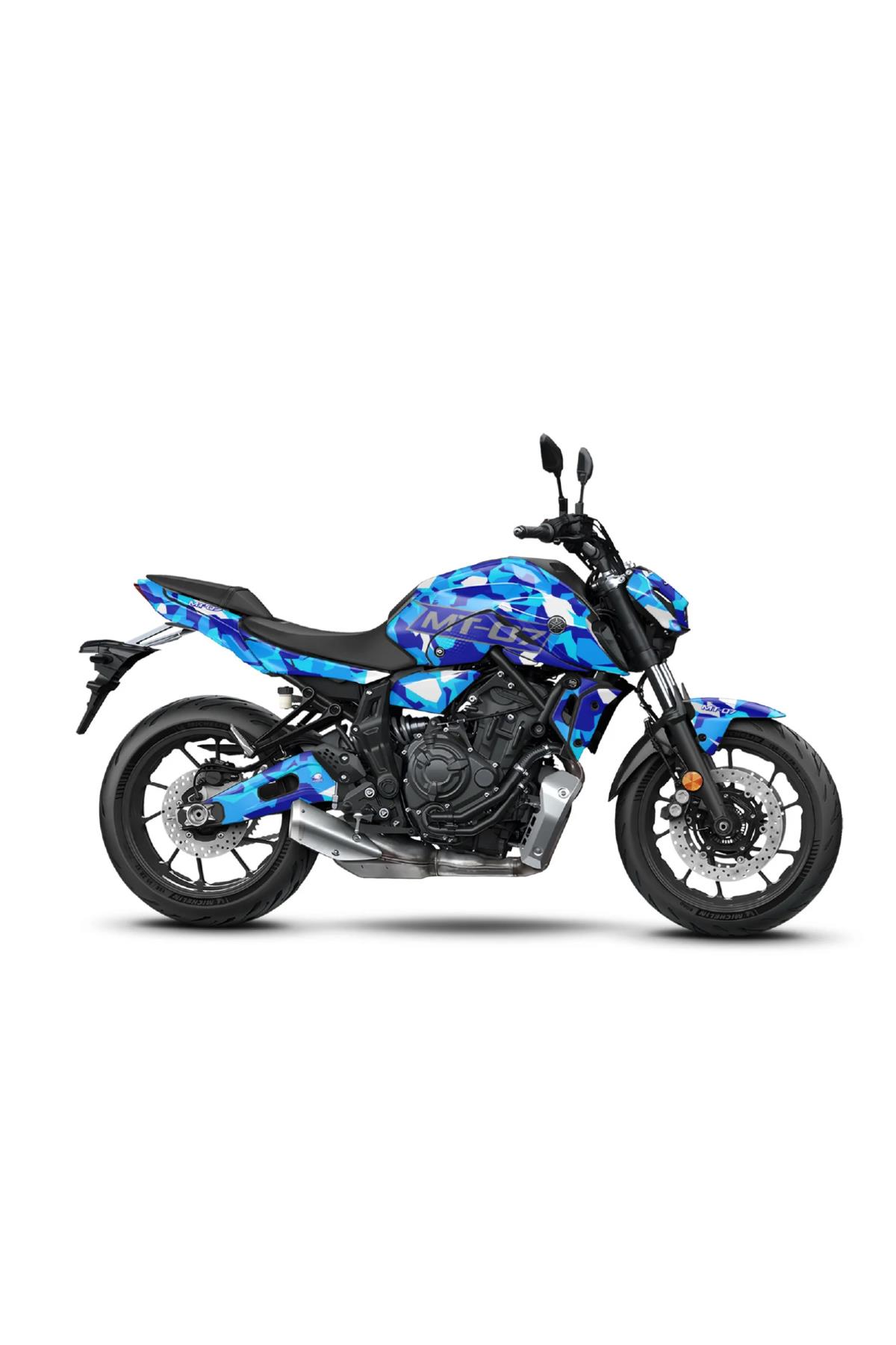 YAMAHA MT 07 GEN3 KAMUFLAJ GRAPHİC KİT STİCKER SET