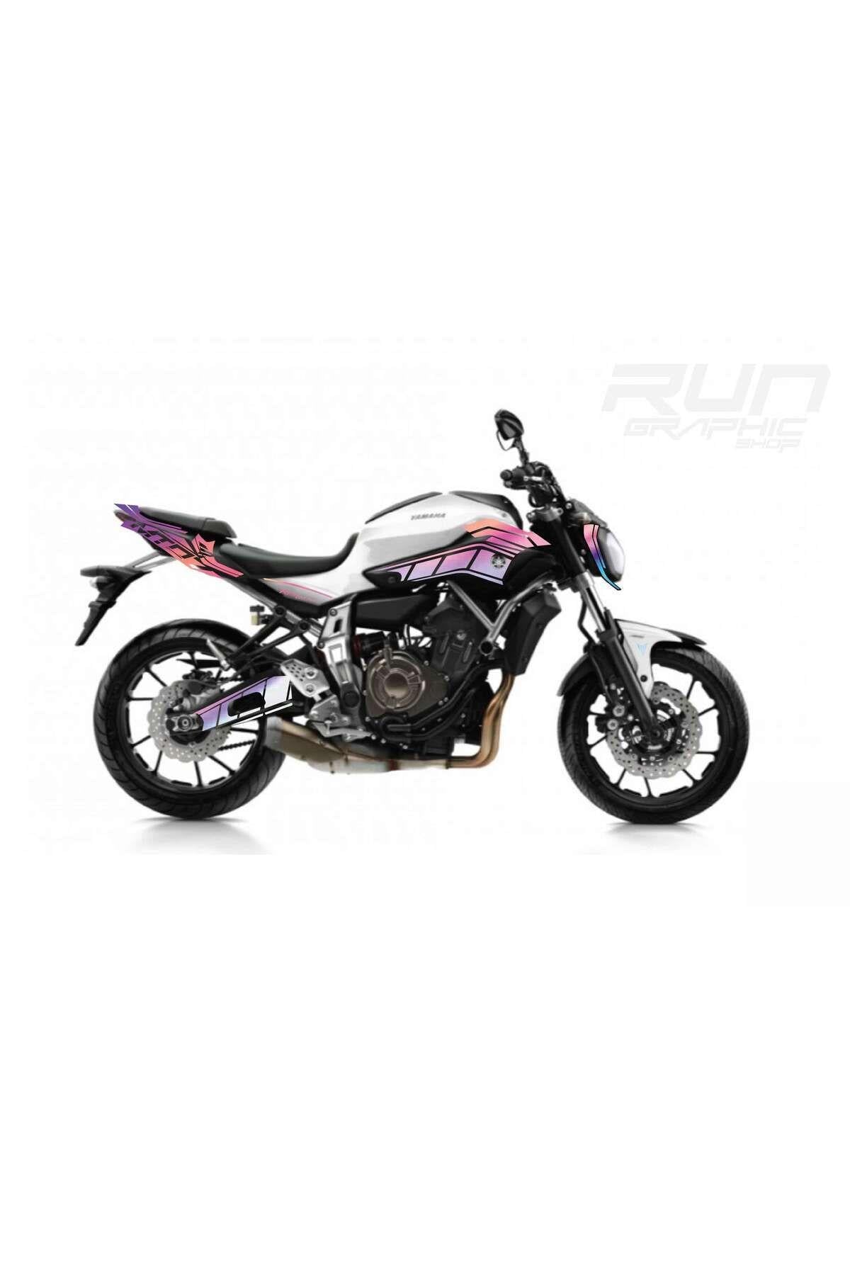 Yamaha MT 07 Compatible Hologram Sticker Set