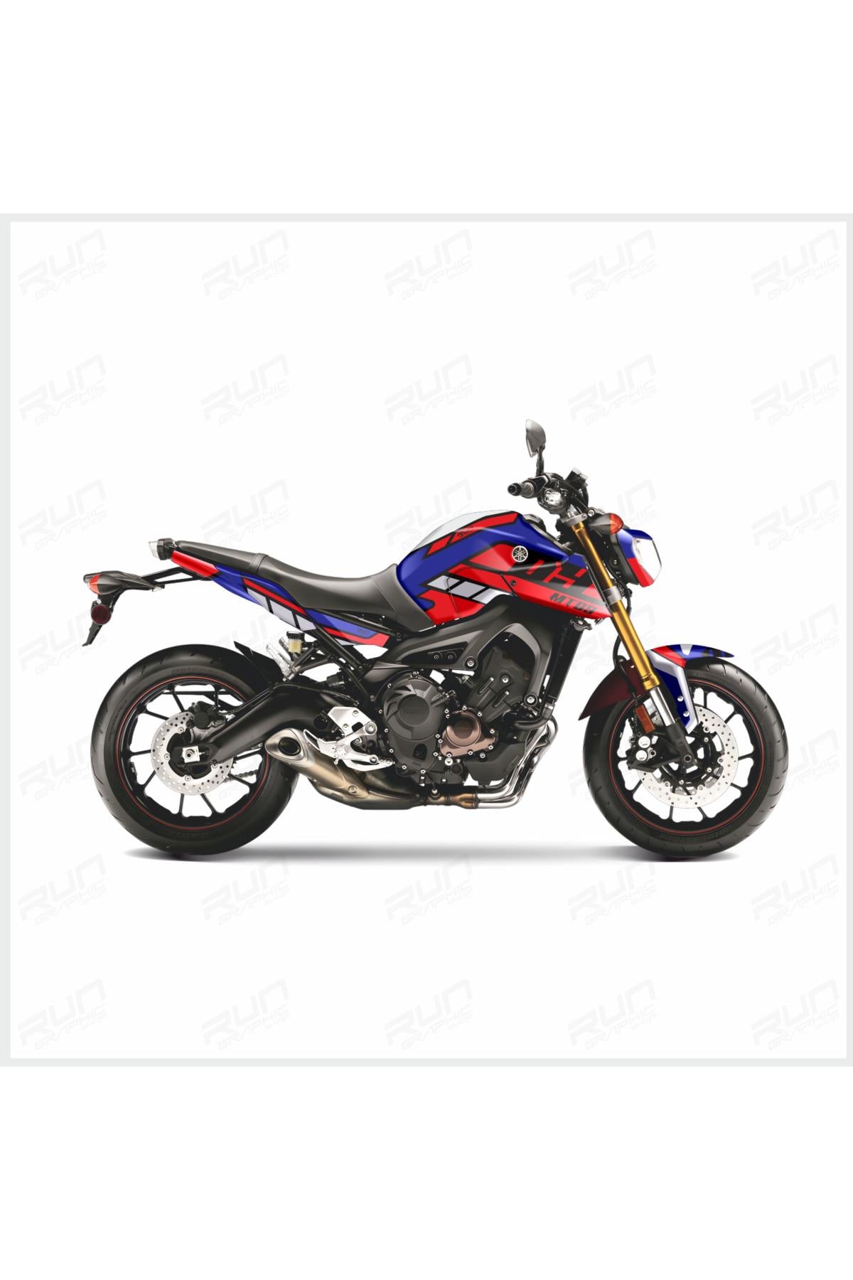 YAMAHA MT 09 2014-2016 WORK GRAPHİC STİCKER KİT SET