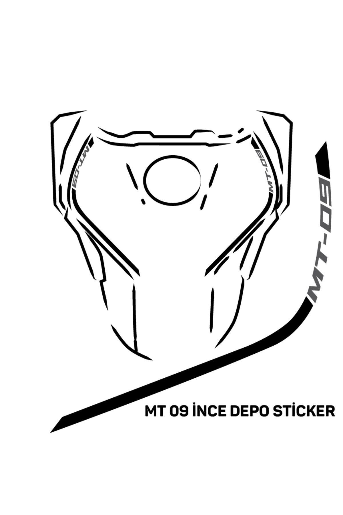 YAMAHA MT 09 2014-2019 İNCE DEPO STİCKER