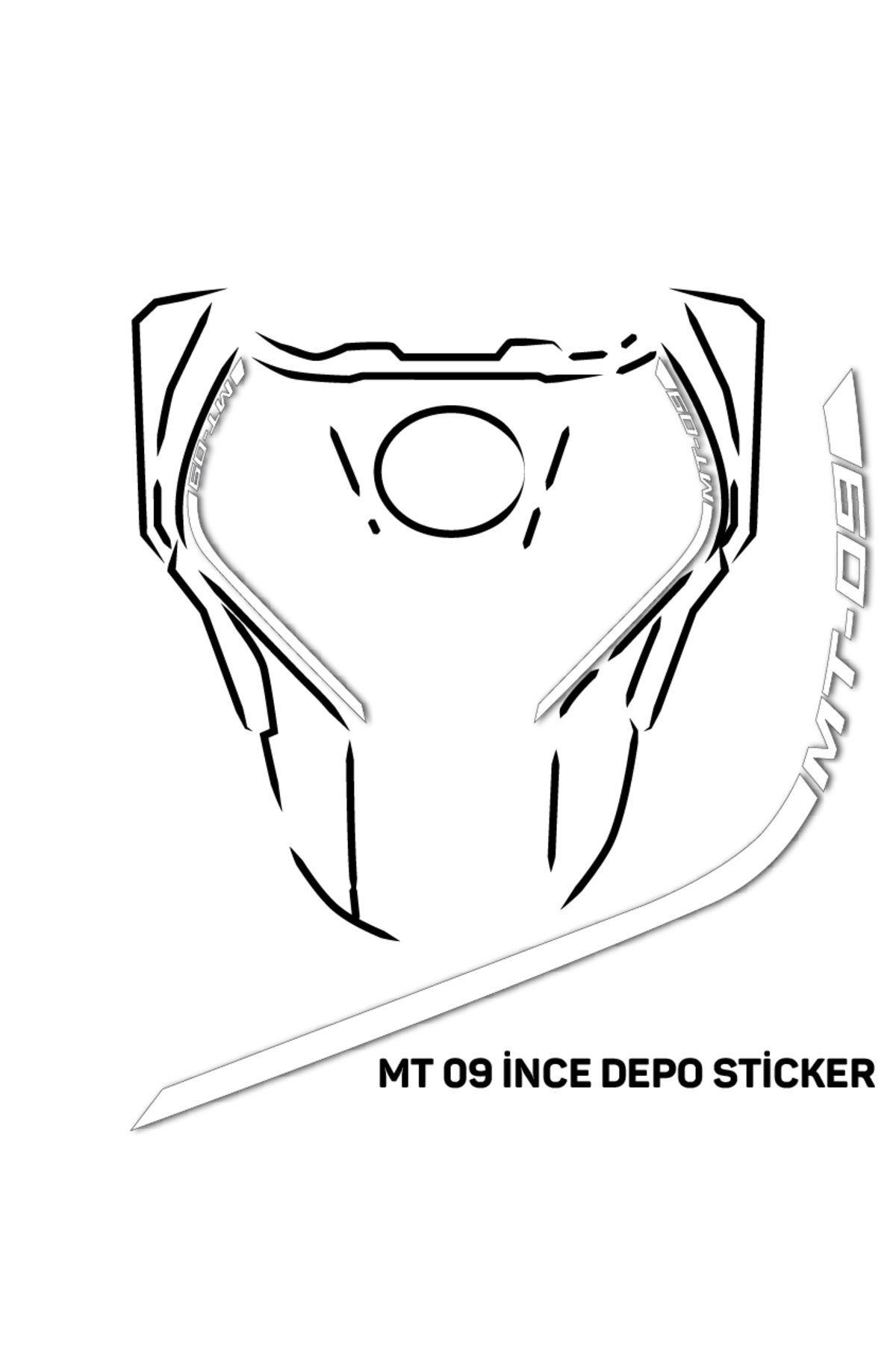 YAMAHA MT 09 2014-2019 İNCE DEPO STİCKER