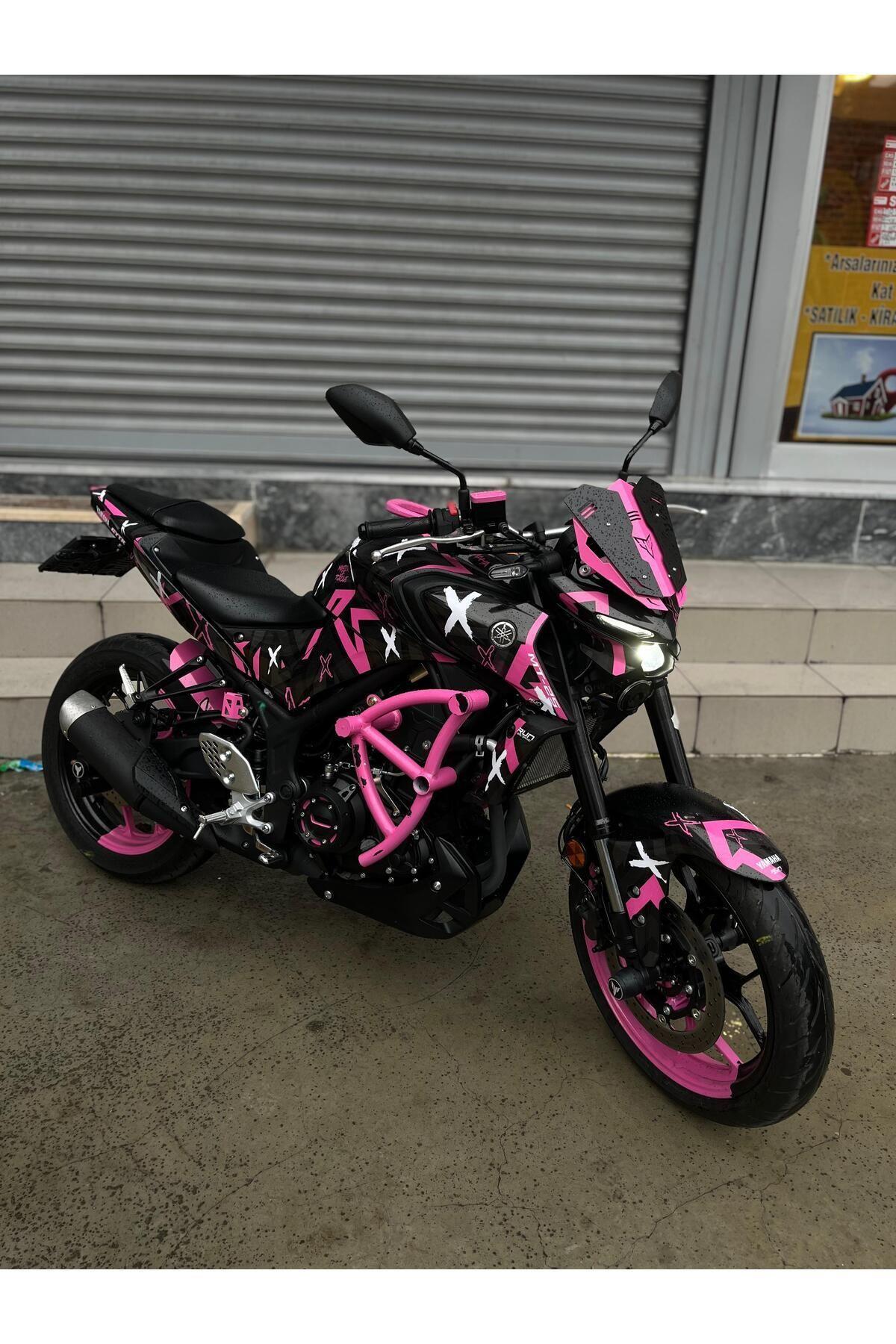 Yamaha MT-25 2019–2024 Double Colour Full Body Sticker Kit – Includes Wheel and Head Stickers