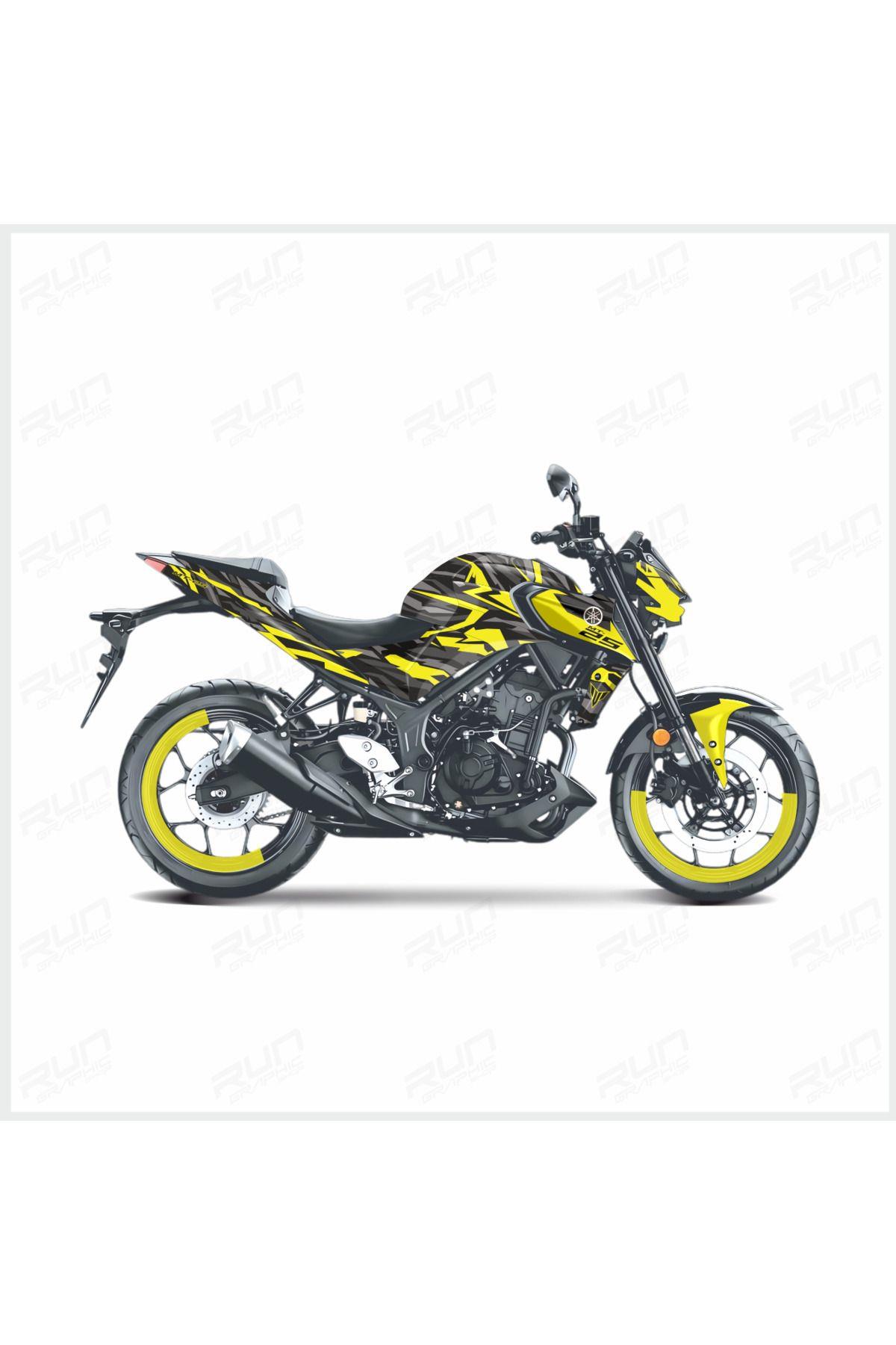 YAMAHA MT-07 2020-2024 NORTON GRAPHİC KİT STİCKER SET MODEL