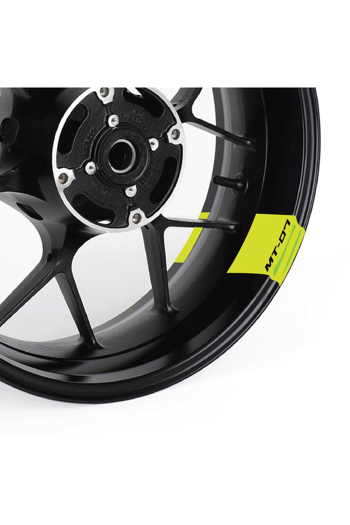 YAMAHA MT07 MOTORSİKLET JANT DETAY STİCKER