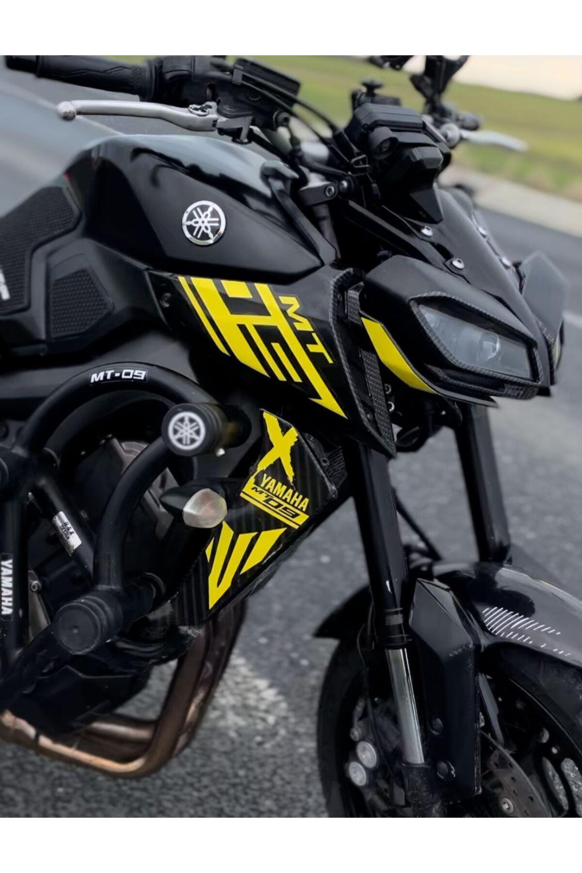 Yamaha MT-09 2017–2020 Compatible Motorcycle Radiator Cover Air Sticker – Model MDL2