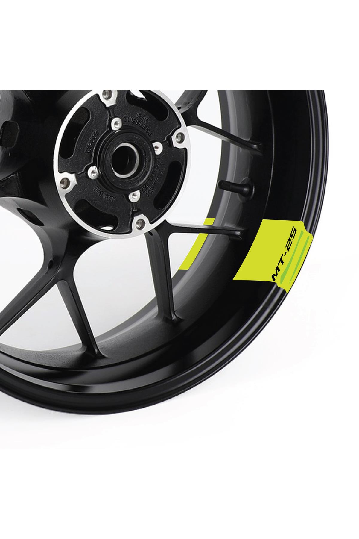 YAMAHA MT25 MOTORSİKLET JANT DETAY STİCKER