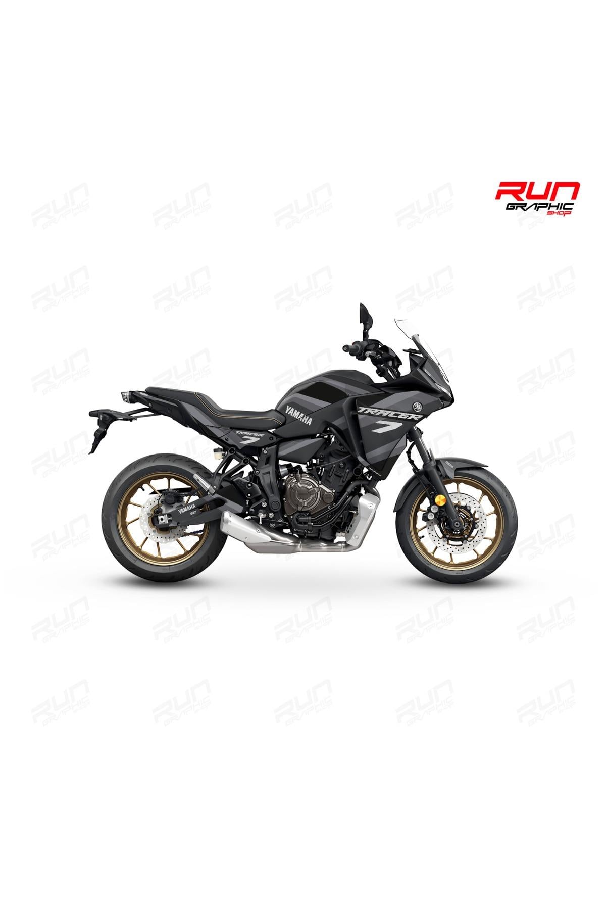 YAMAHA TRACER 7 STRAIGHT GRAPHİC KİT STİCKER SET