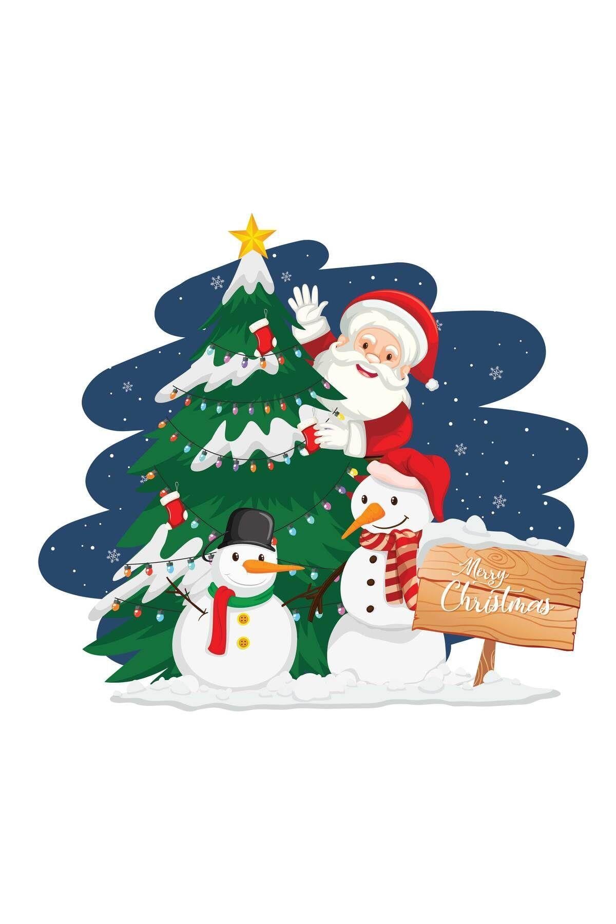 Christmas-Themed Sticker, Gift Package Sticker, Christmas Sticker Label – 20cm