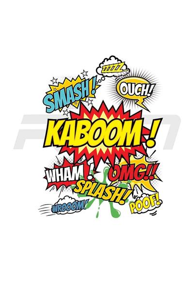 Comic Balloon Sticker for Car, Motorcycle, Helmet, Laptop, Glass, Phone