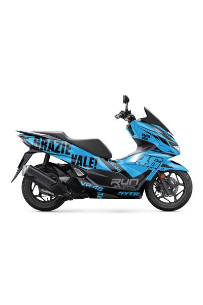 HONDA PCX 2021-2024 GRAZİE VALE KAPLAMA GRAFİK SETİ KİT