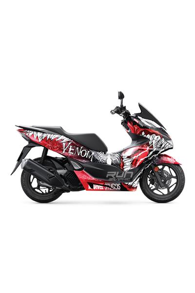 HONDA PCX 2021–2024 MIXED COATED GRAPHIC SET KIT